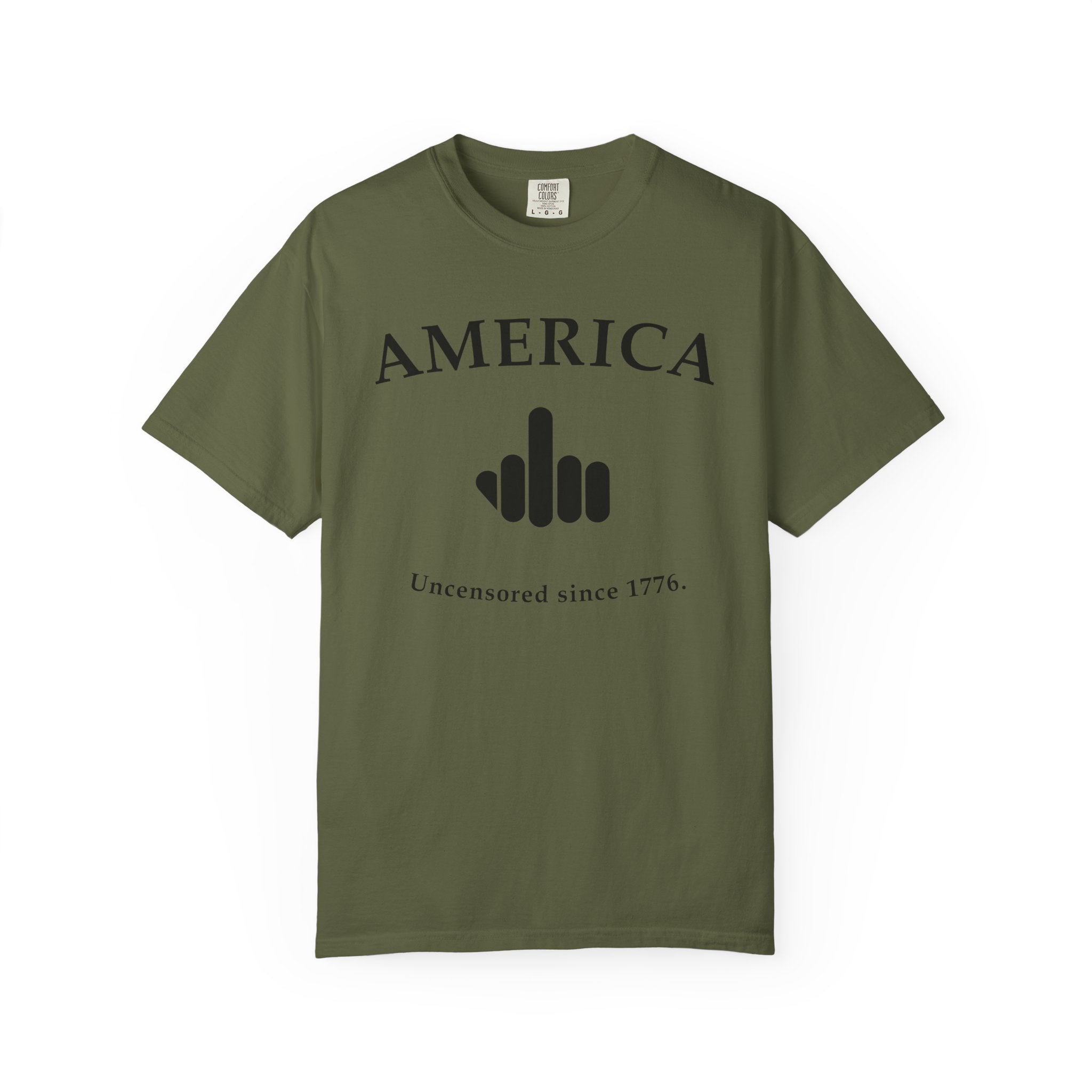 America 1776 Middle Finger Unisex T-shirt