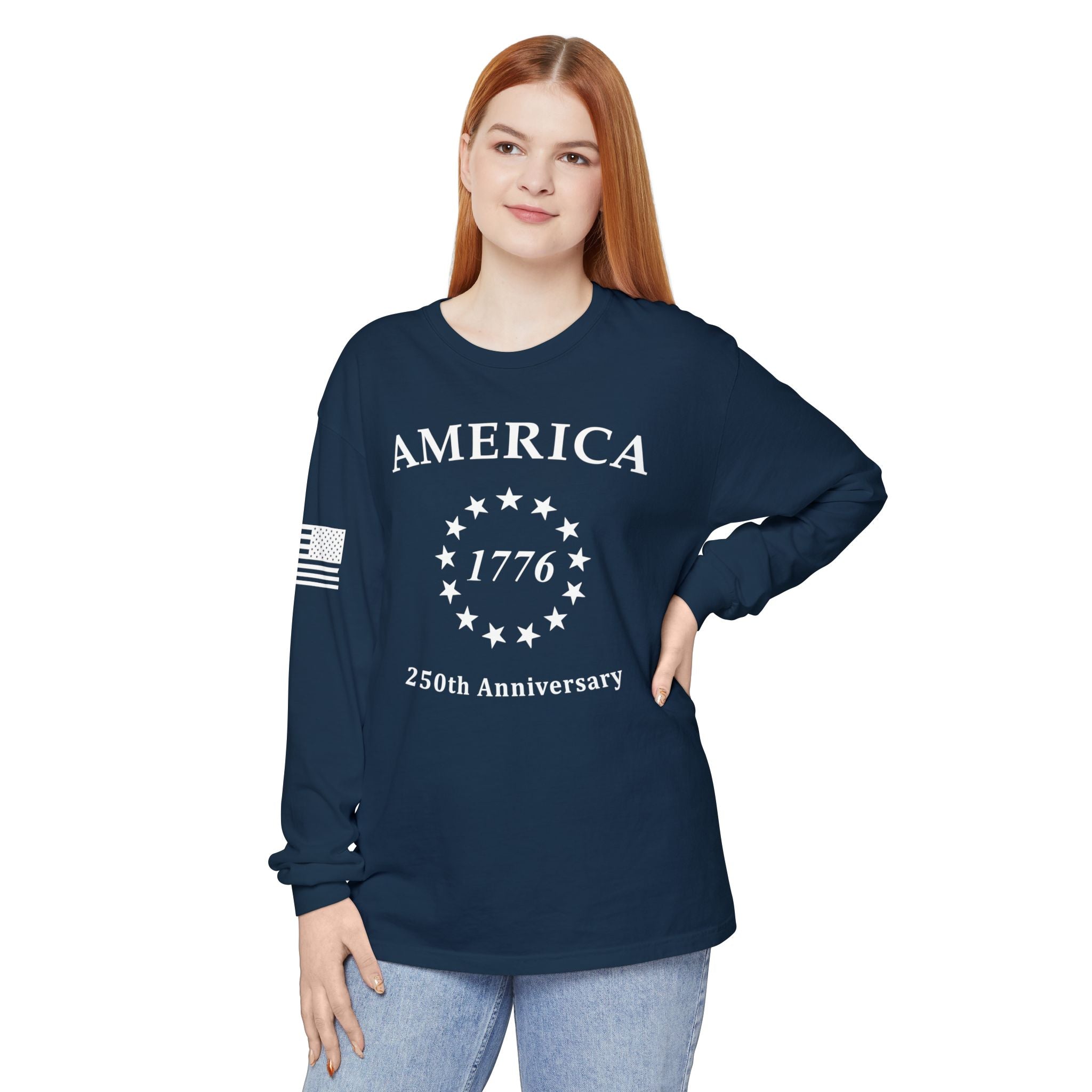 America 13 Colonies 1776 250th Anniversary Unisex Long Sleeve T-Shirt