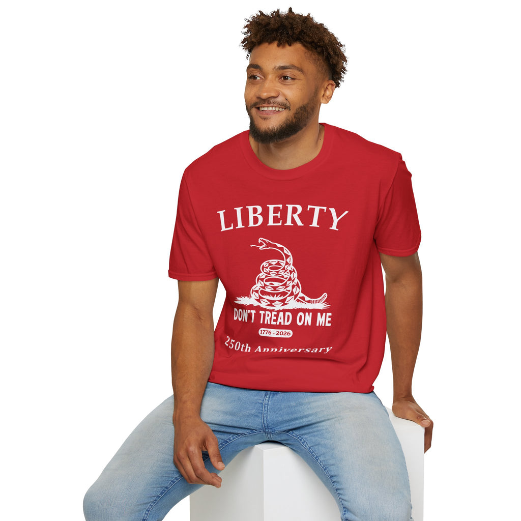 Liberty "Don't Tread On Me" Soft T‑Shirt — 250th Anniversary Patriotic Tee