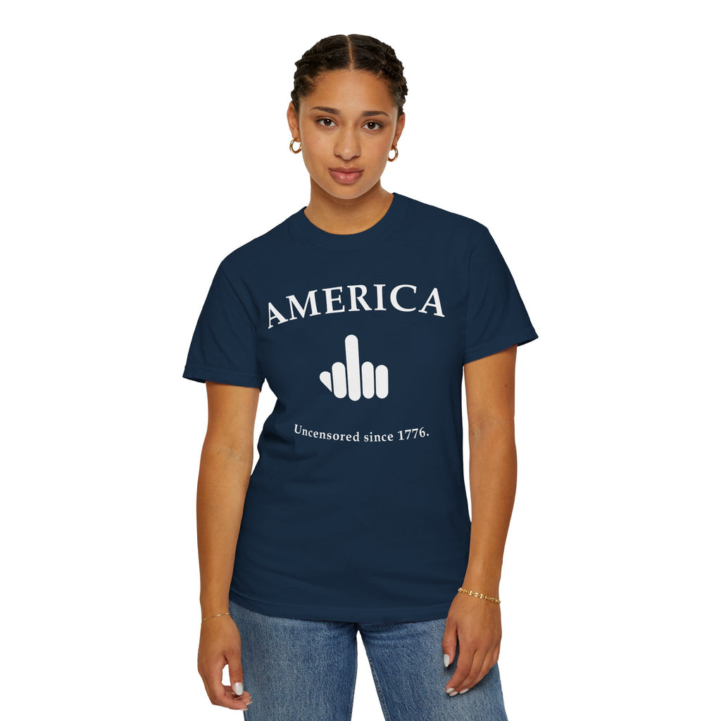 America 1776 Middle Finger Unisex T-shirt