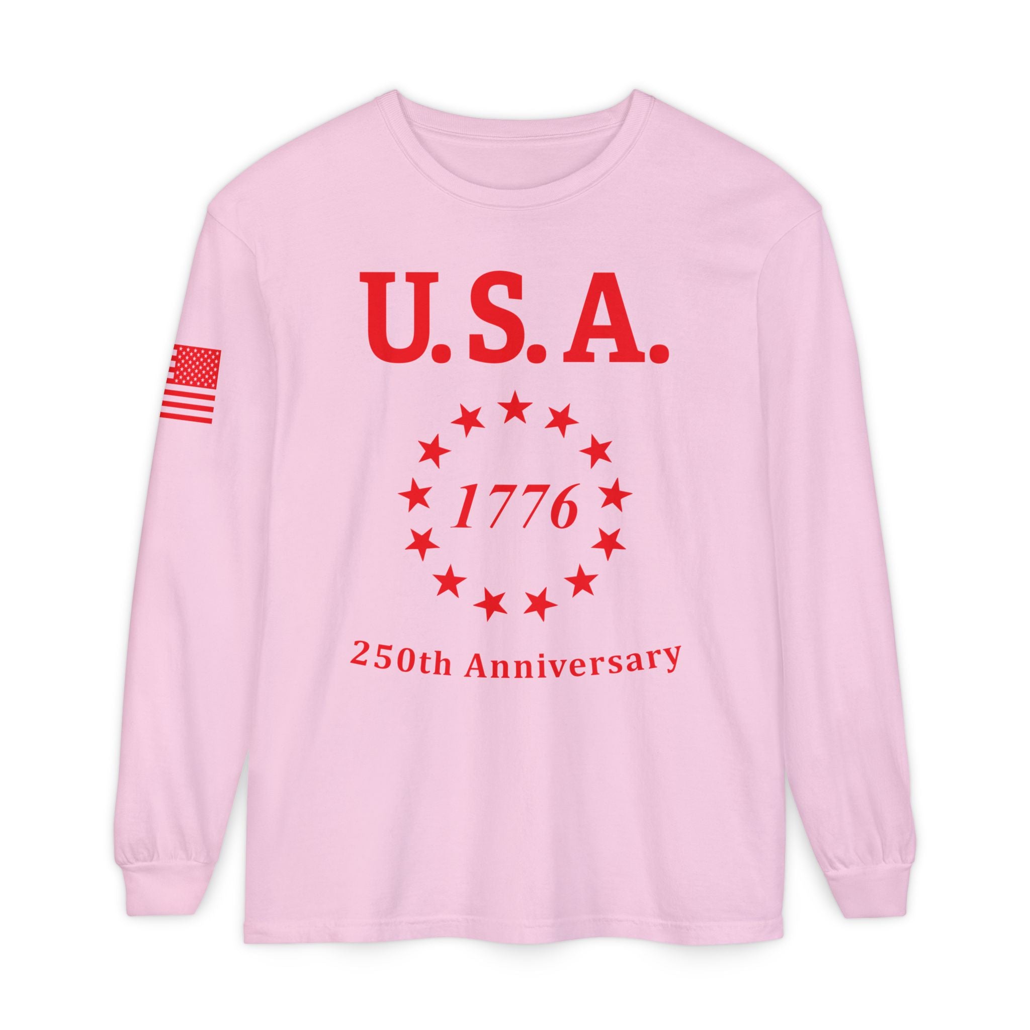 USA 13 Colonies 1776 250th Anniversary Unisex Long Sleeve Tee