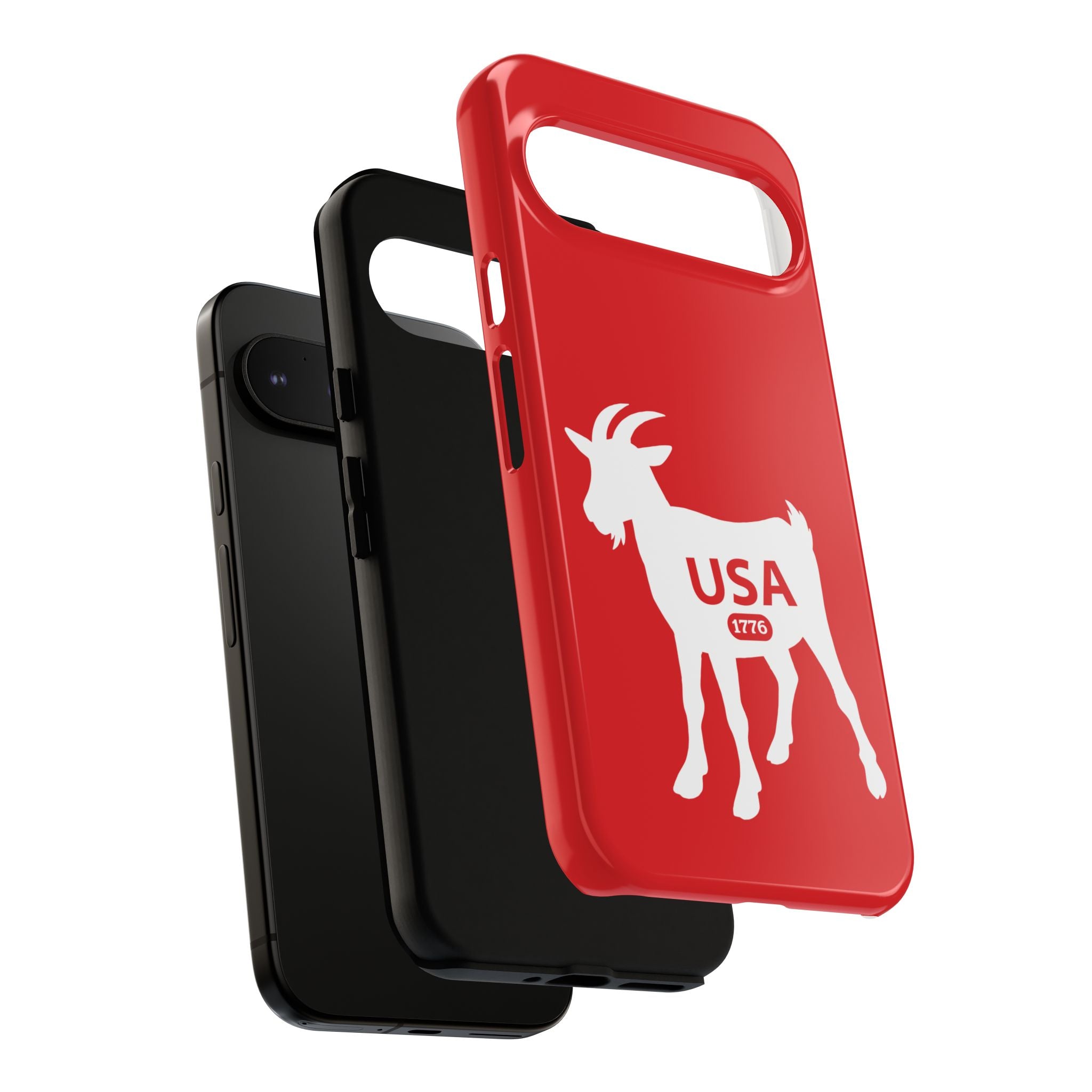 USA GOAT Phone Case — Patriotic 1776 Red Protective Case