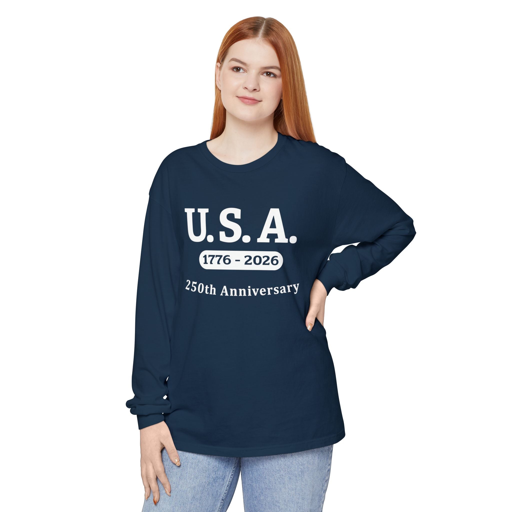 U.S.A. 1776-2026 250th Anniversary Long Sleeve T-Shirt