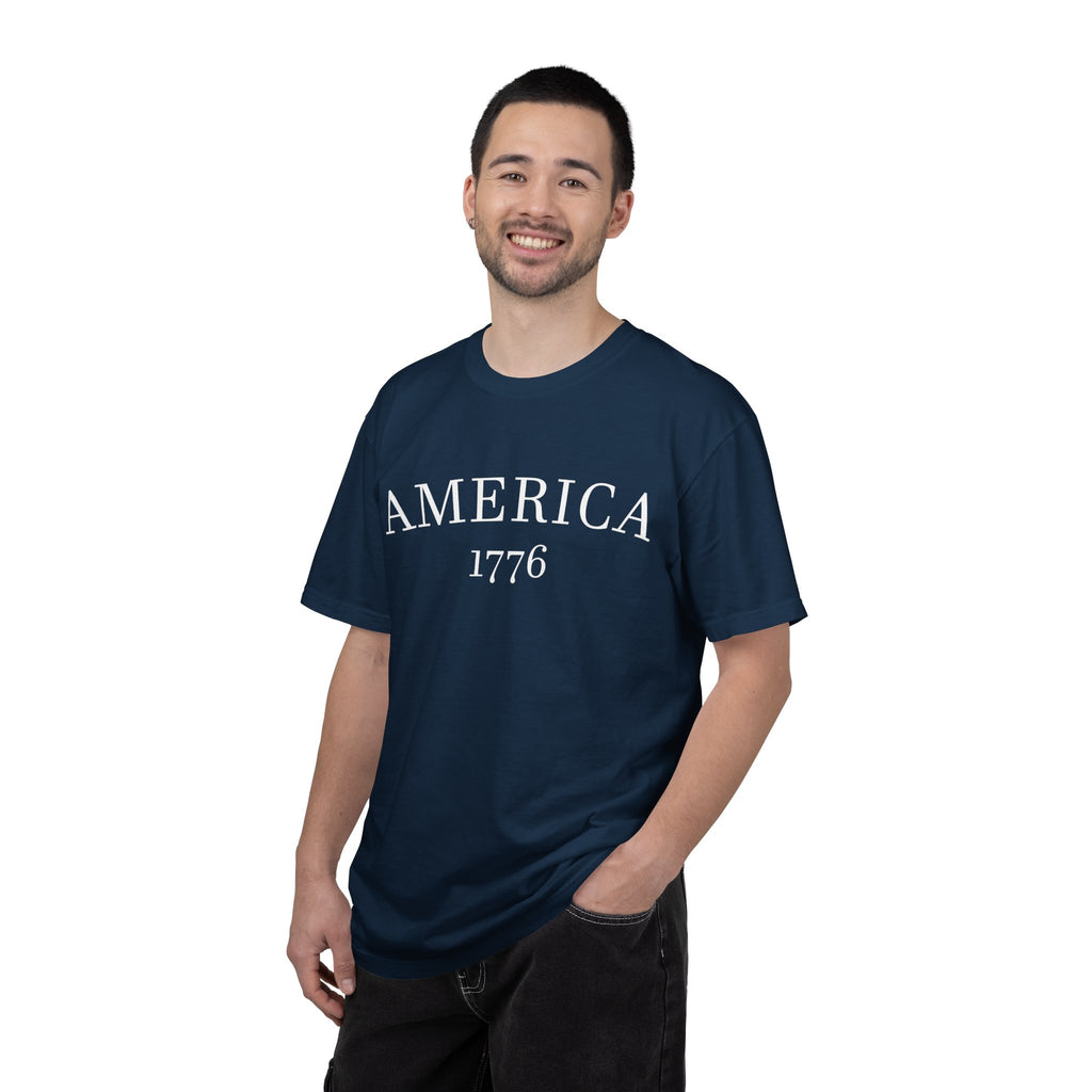 Red 1776 America Adult Unisex T-shirt