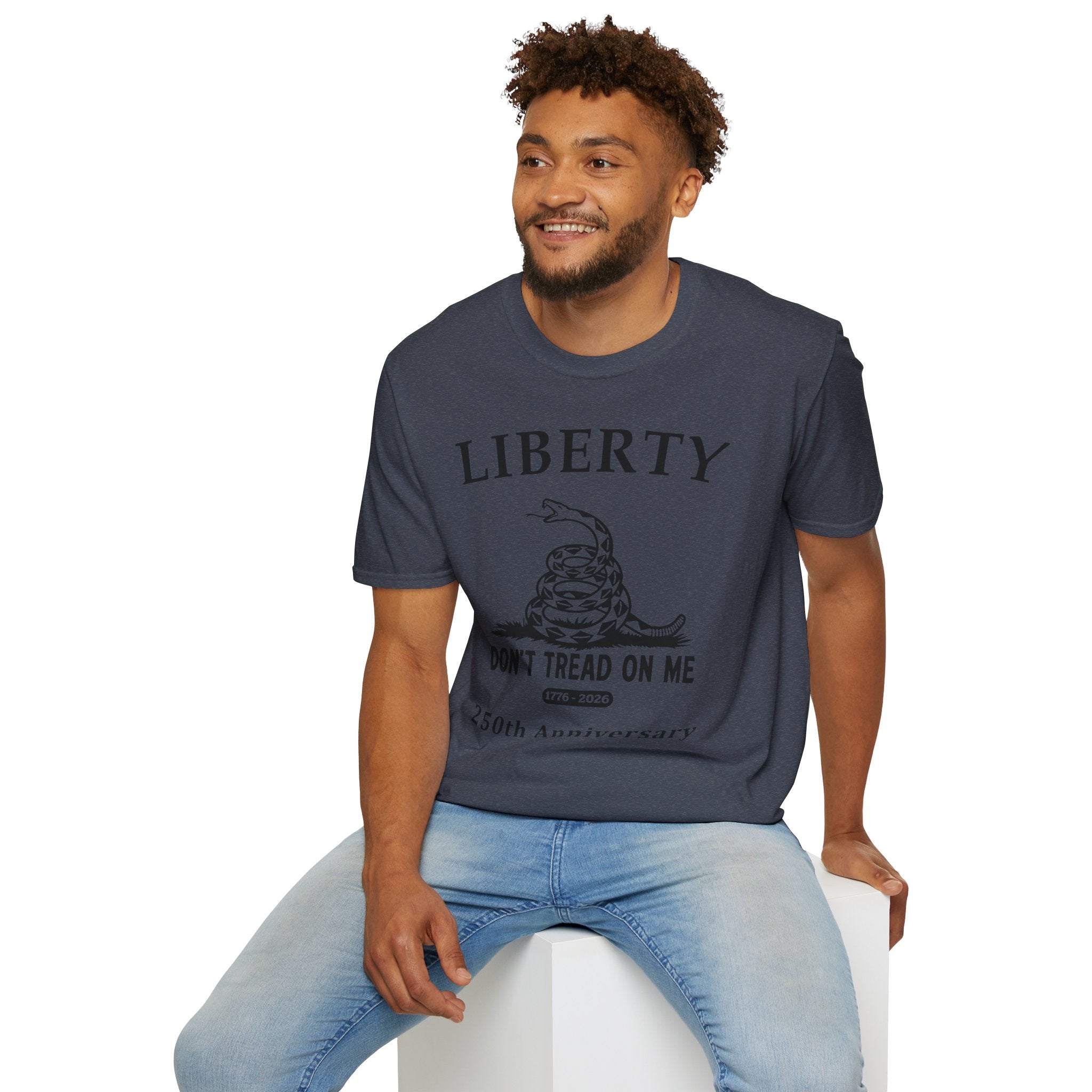 Liberty "Don't Tread On Me" Soft T‑Shirt — 250th Anniversary Patriotic Tee