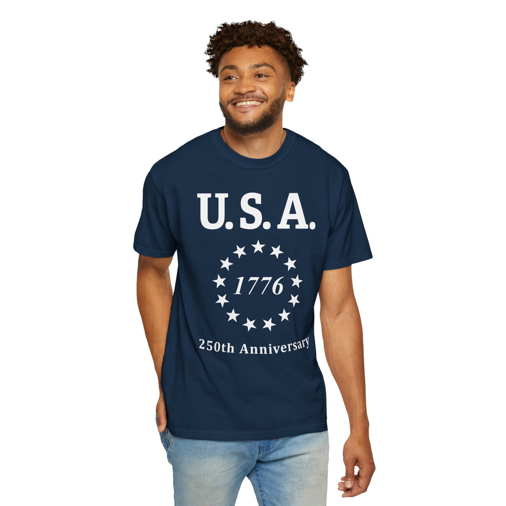 America 13 Colonies 1776 250th Anniversary T-Shirt