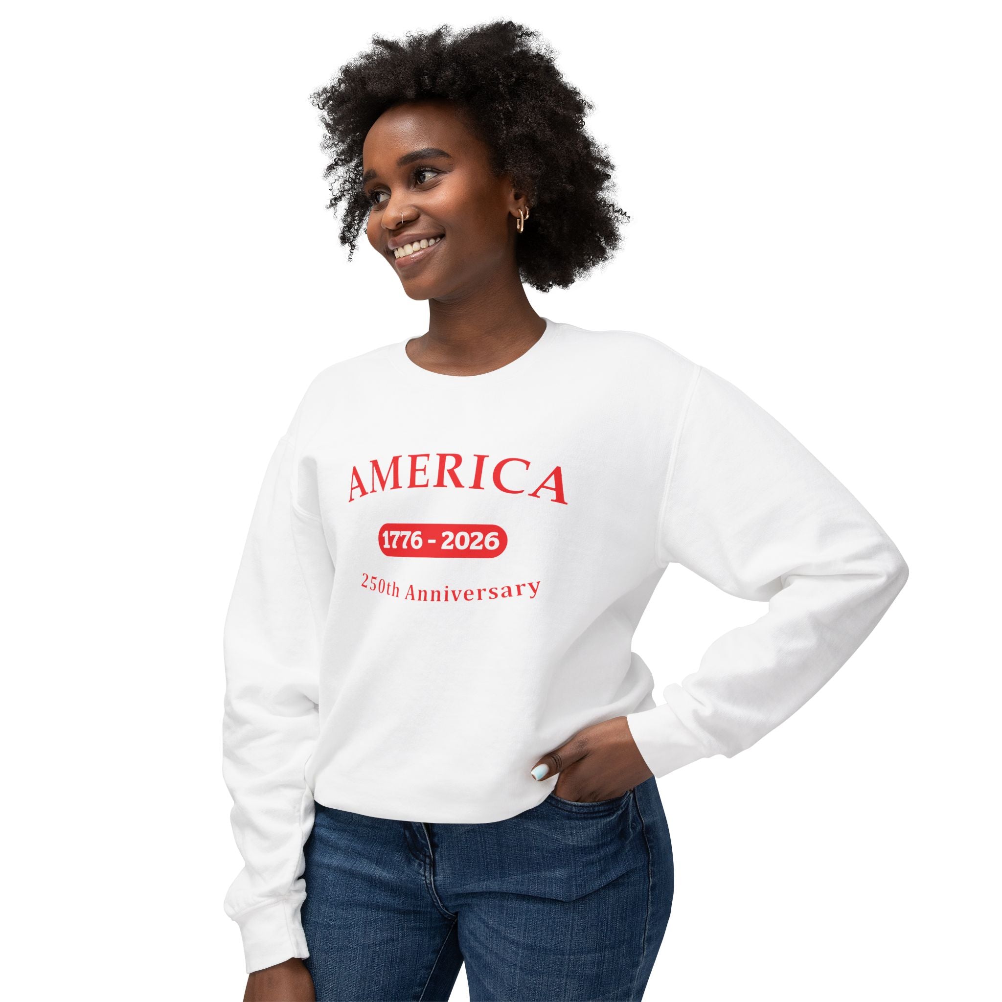 America 1776–2026 250th Anniversary Crewneck Sweatshirt