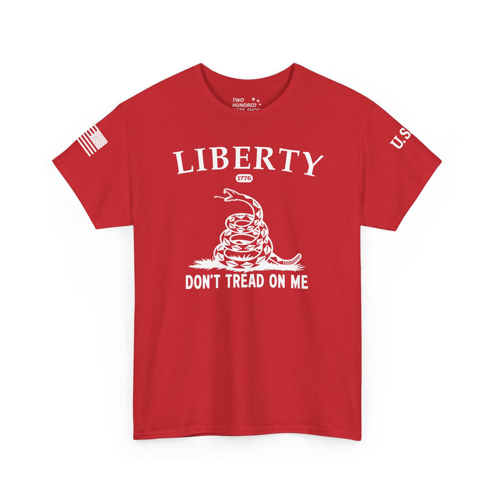 Liberty "Don't Tread on Me" Heavy Tee — Patriotic USA Anniversary T-Shirt