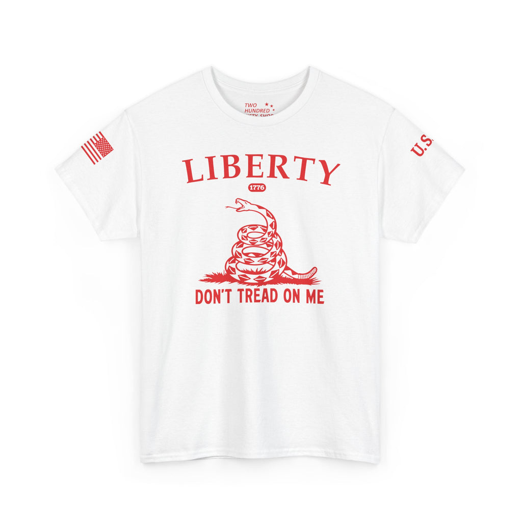 Liberty "Don't Tread on Me" Heavy Tee — Patriotic USA Anniversary T-Shirt