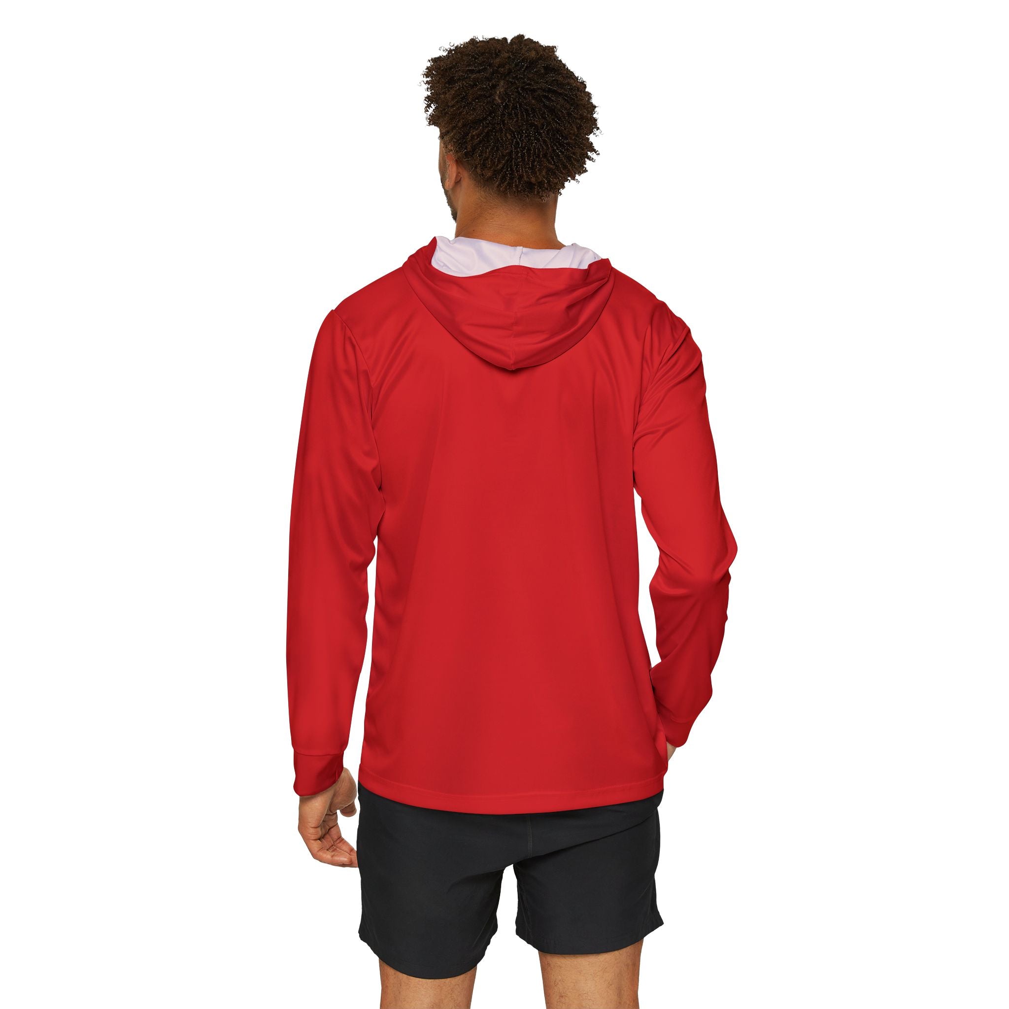 America 1776 Hoodie — Patriotic Sport Red Pullover for Men