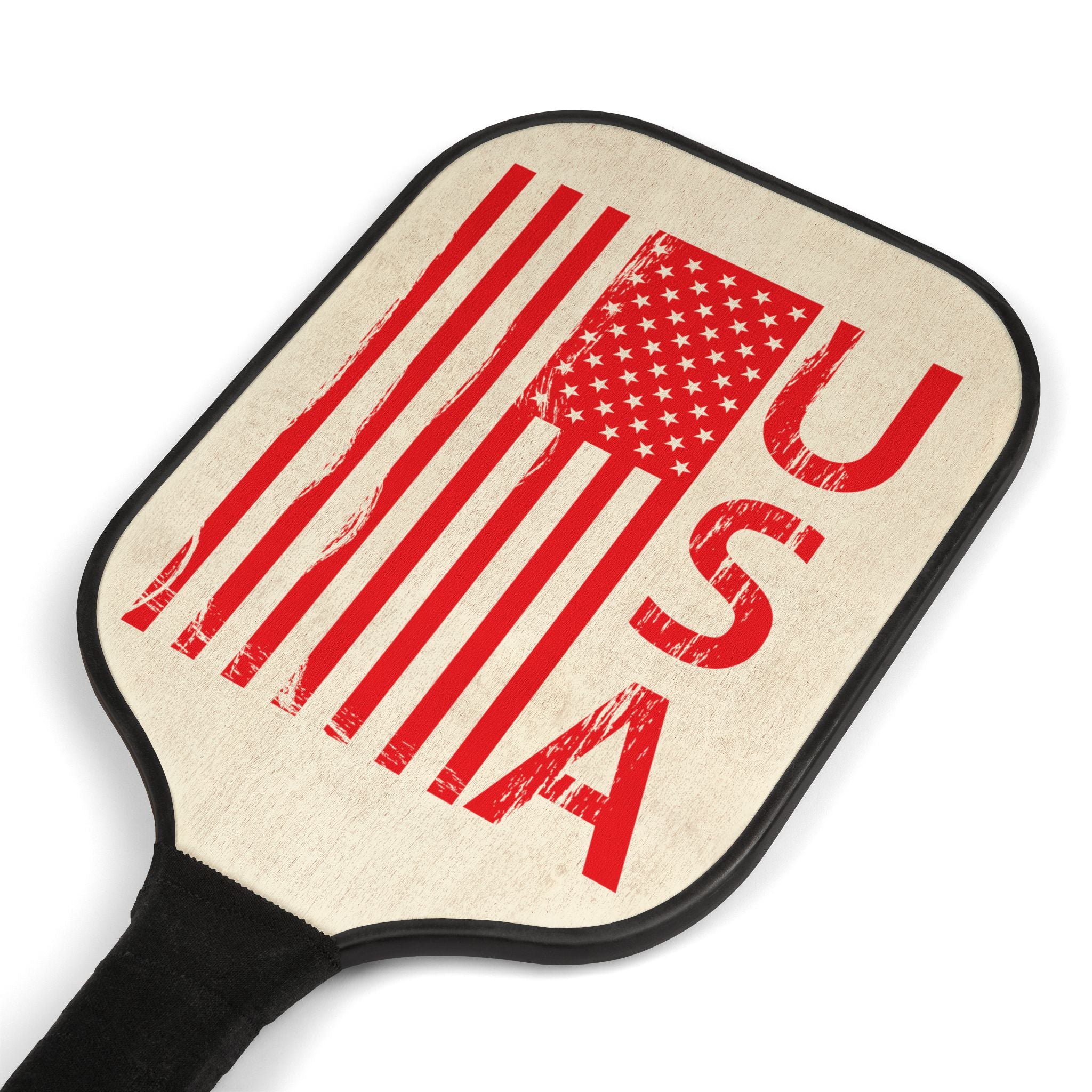 USA Flag Pickleball Paddle Set — Patriotic Pickleball Kit with 2 Paddles & Balls