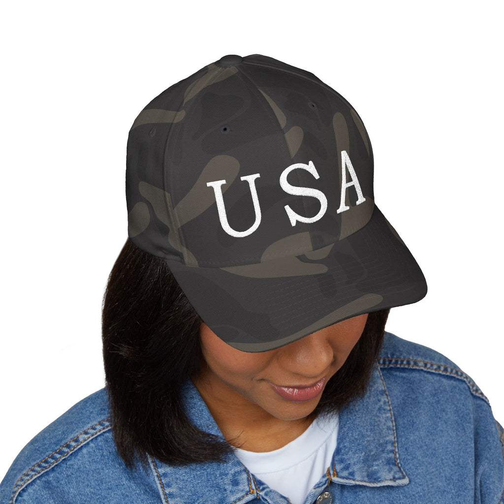 USA Embroidered Cap — Classic Patriotic Baseball Hat