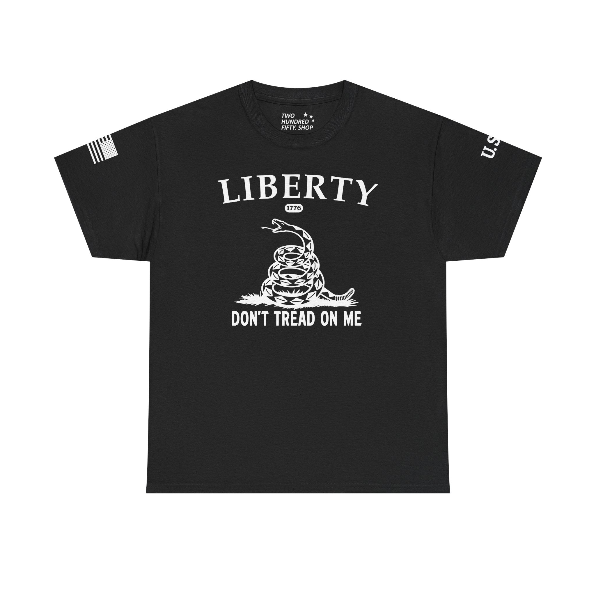 Liberty "Don't Tread on Me" Heavy Tee — Patriotic USA Anniversary T-Shirt