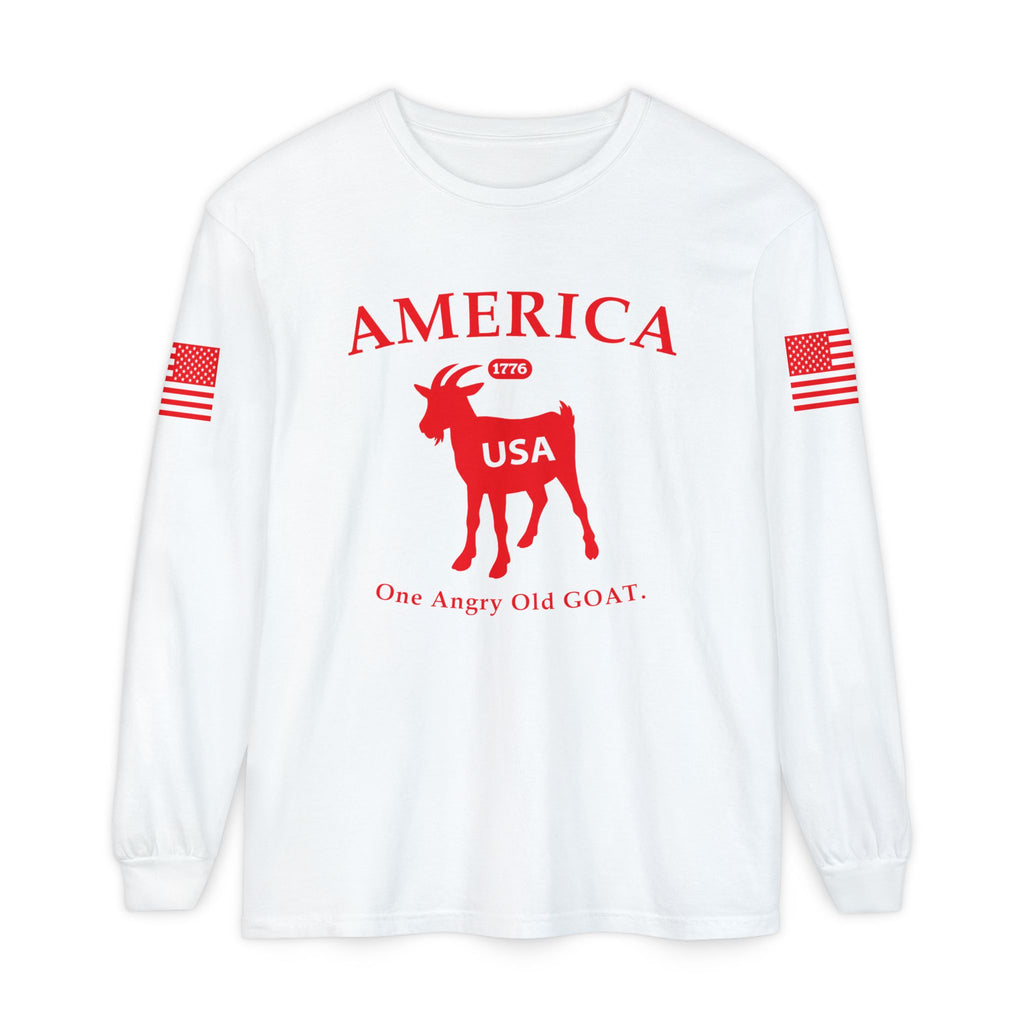 America 1776 Angry Old GOAT Long Sleeve Tee