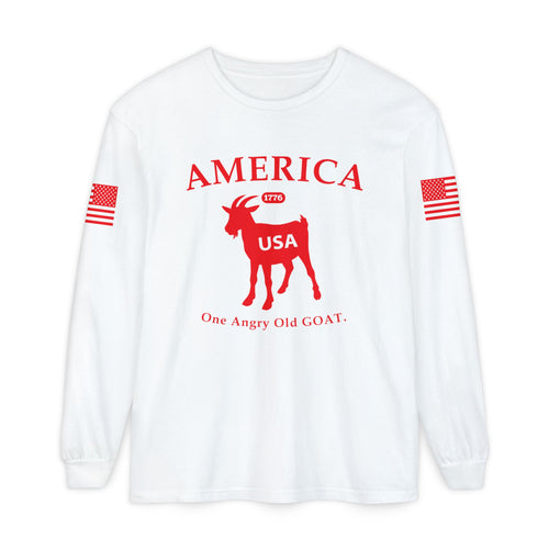 America 1776 Angry Old GOAT Long Sleeve Tee