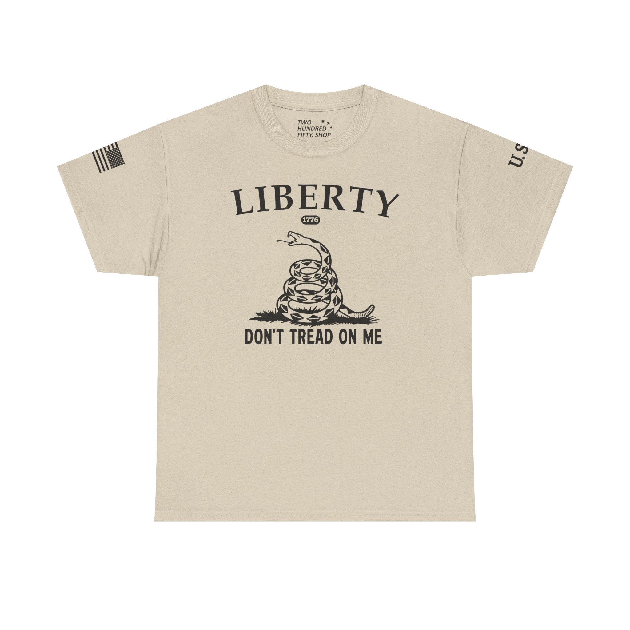 Liberty "Don't Tread on Me" Heavy Tee — Patriotic USA Anniversary T-Shirt