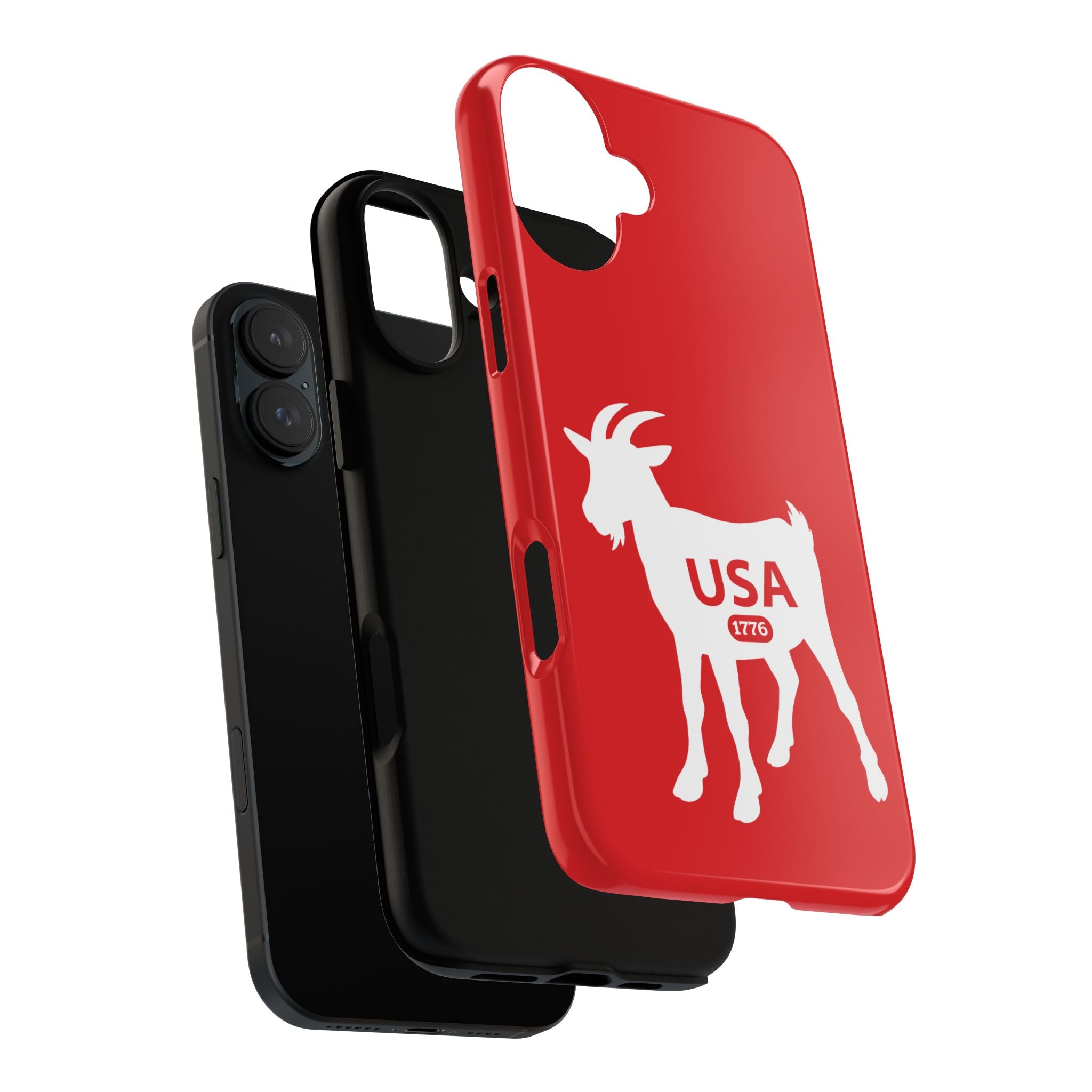 USA GOAT Phone Case — Patriotic 1776 Red Protective Case