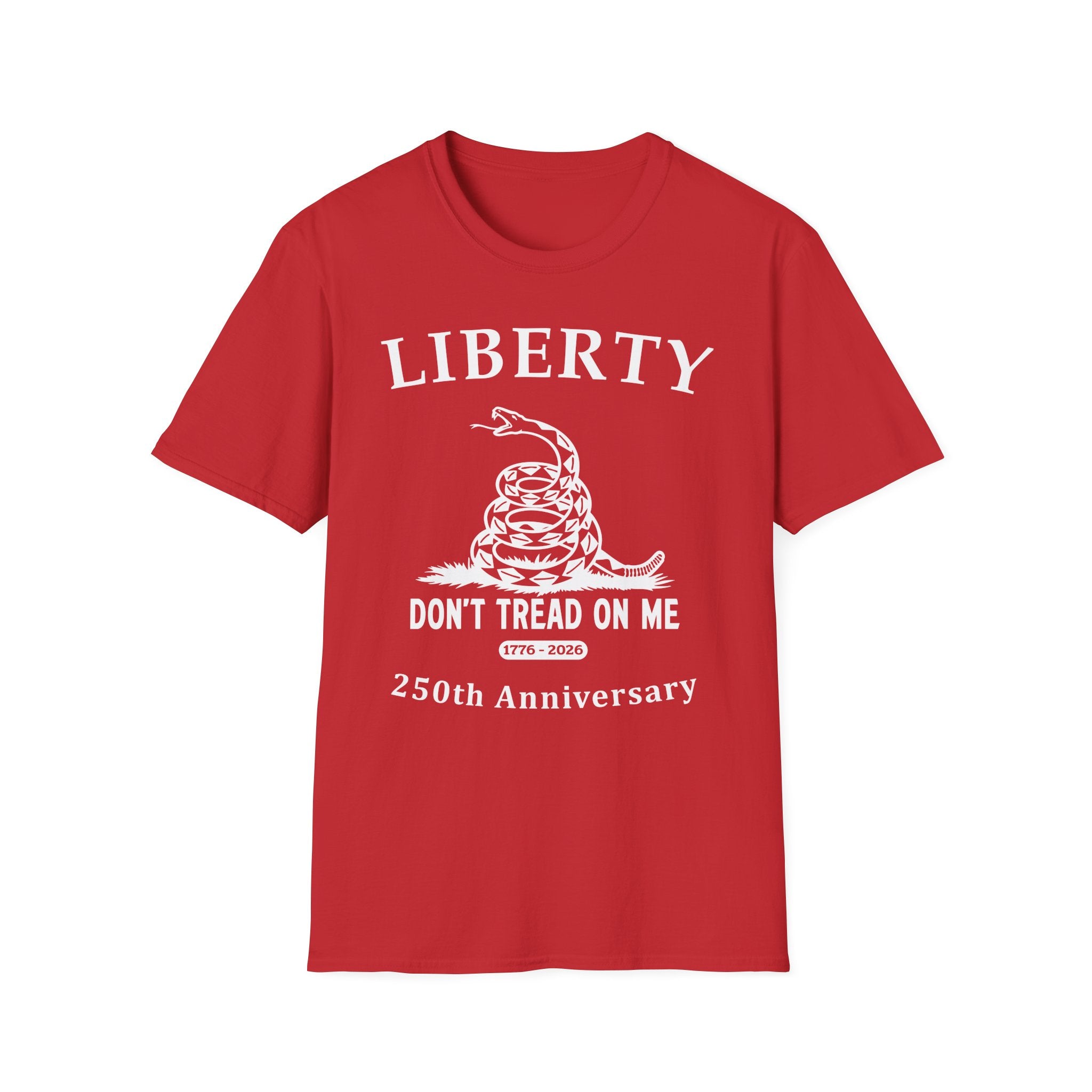 Liberty "Don't Tread On Me" Soft T‑Shirt — 250th Anniversary Patriotic Tee