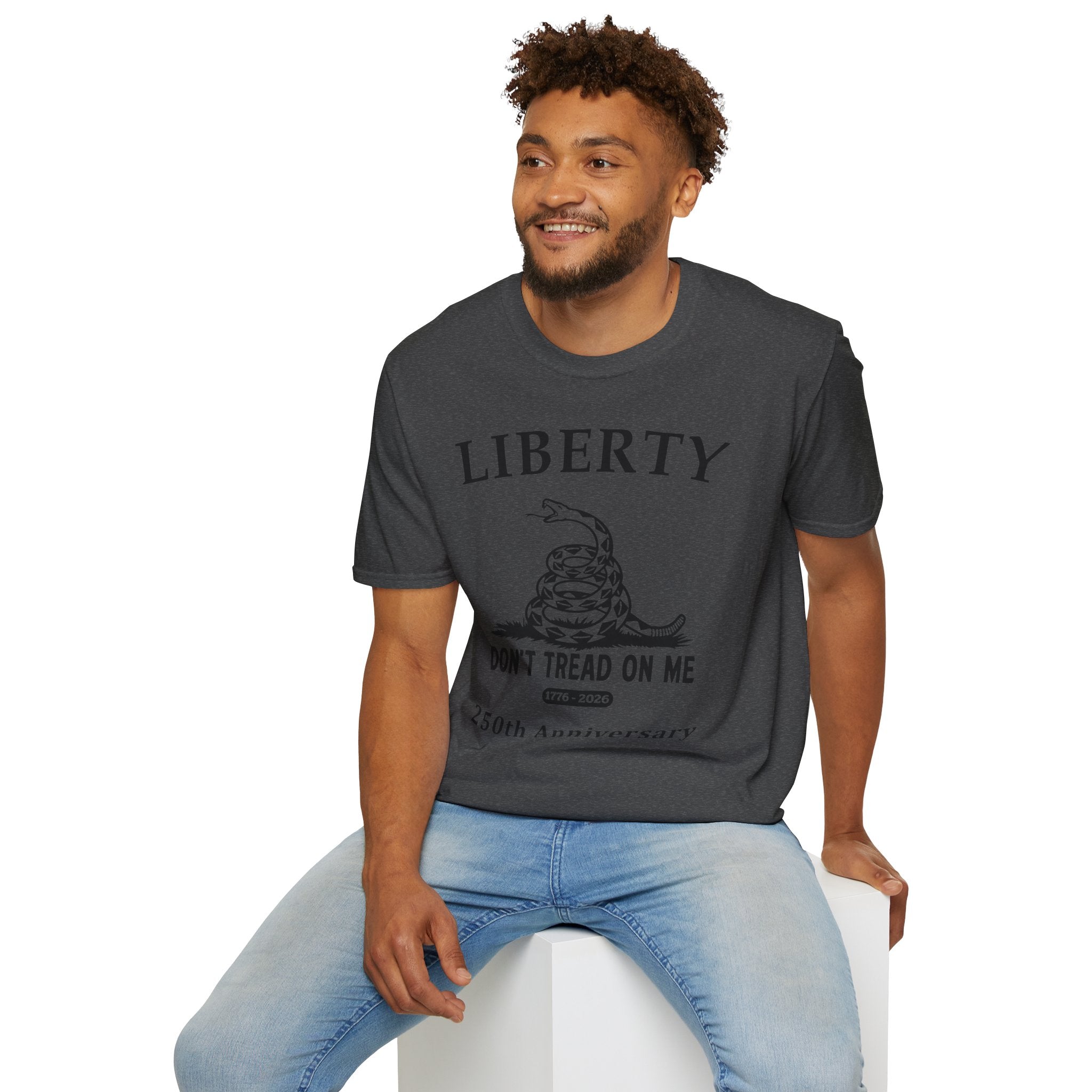 Liberty "Don't Tread On Me" Soft T‑Shirt — 250th Anniversary Patriotic Tee