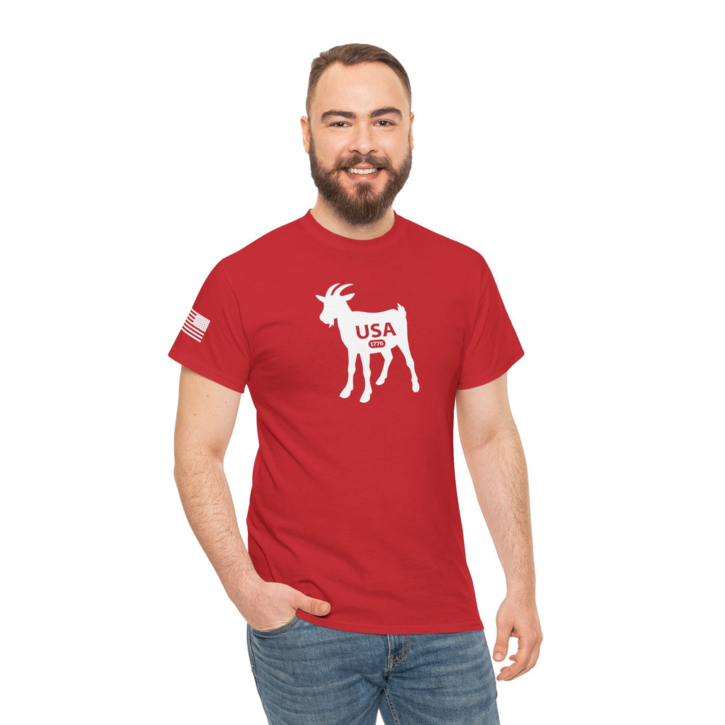 USA Goat T-Shirt — Patriotic Goat Graphic Tee