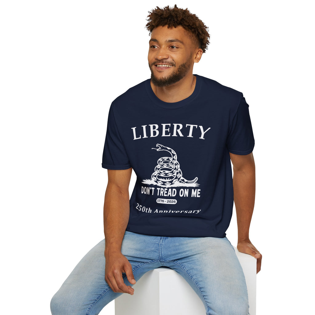 Liberty "Don't Tread On Me" Soft T‑Shirt — 250th Anniversary Patriotic Tee