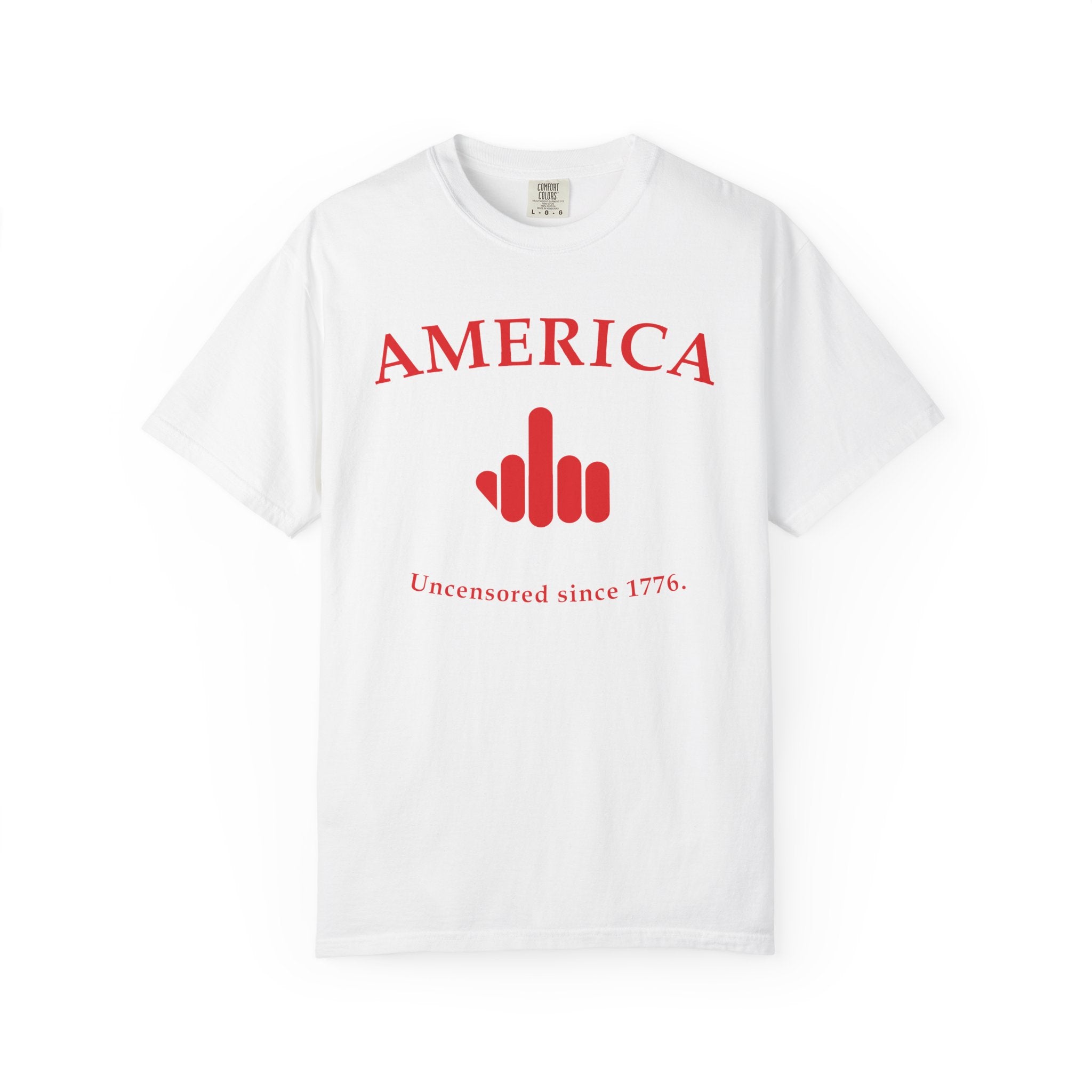 America 1776 Middle Finger Unisex T-shirt