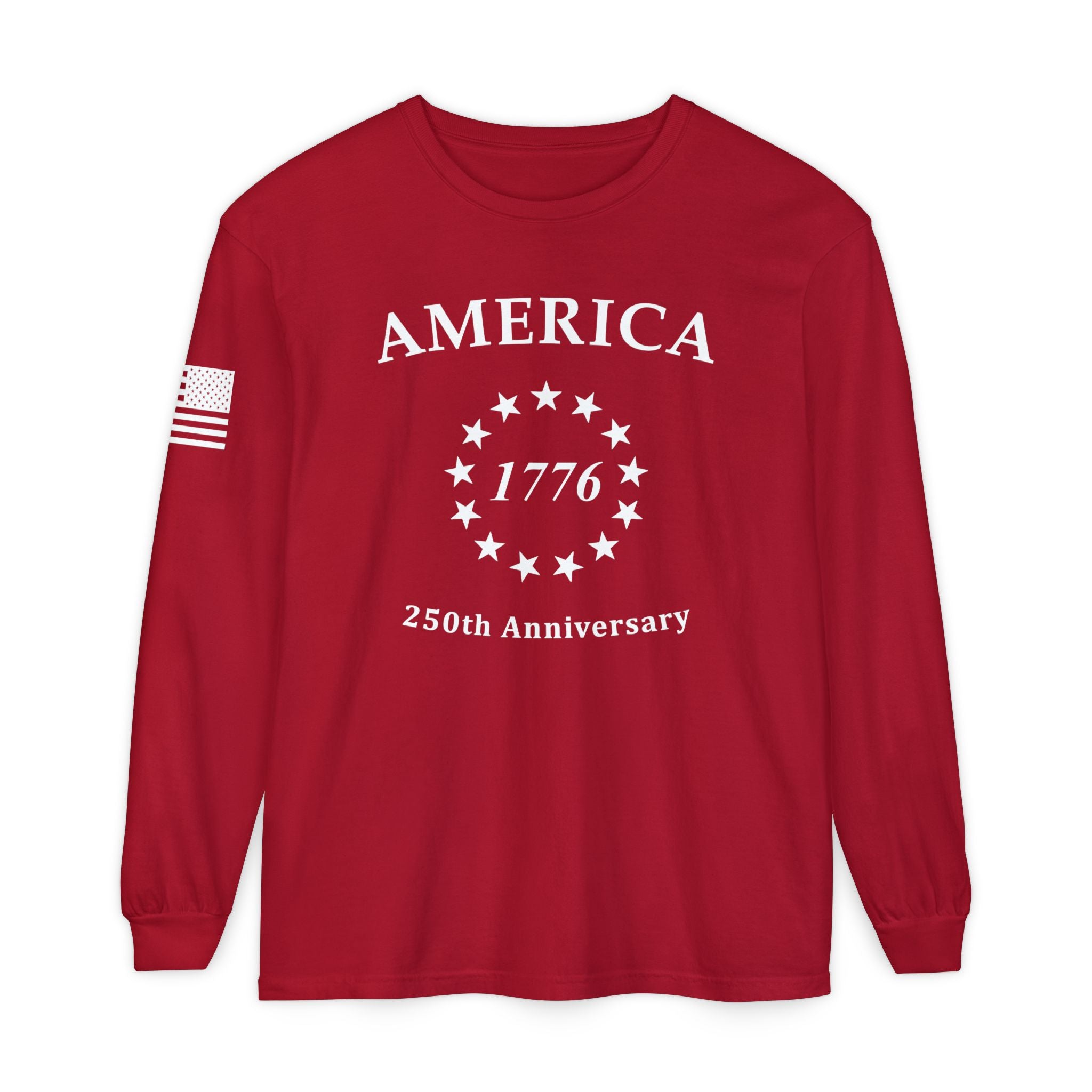 America 13 Colonies 1776 250th Anniversary Unisex Long Sleeve T-Shirt