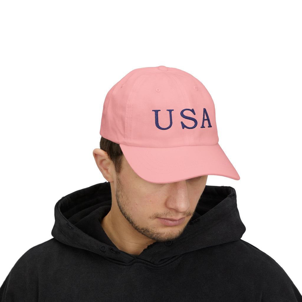 USA Embroidered Dad Cap