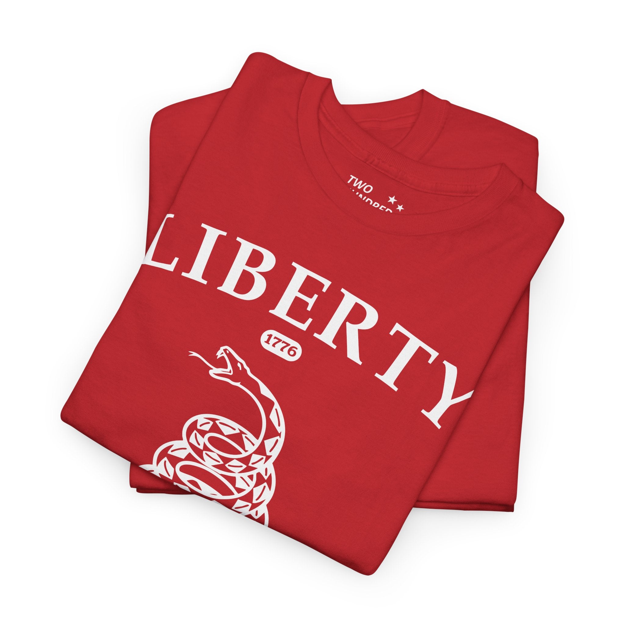 Liberty "Don't Tread on Me" Heavy Tee — Patriotic USA Anniversary T-Shirt