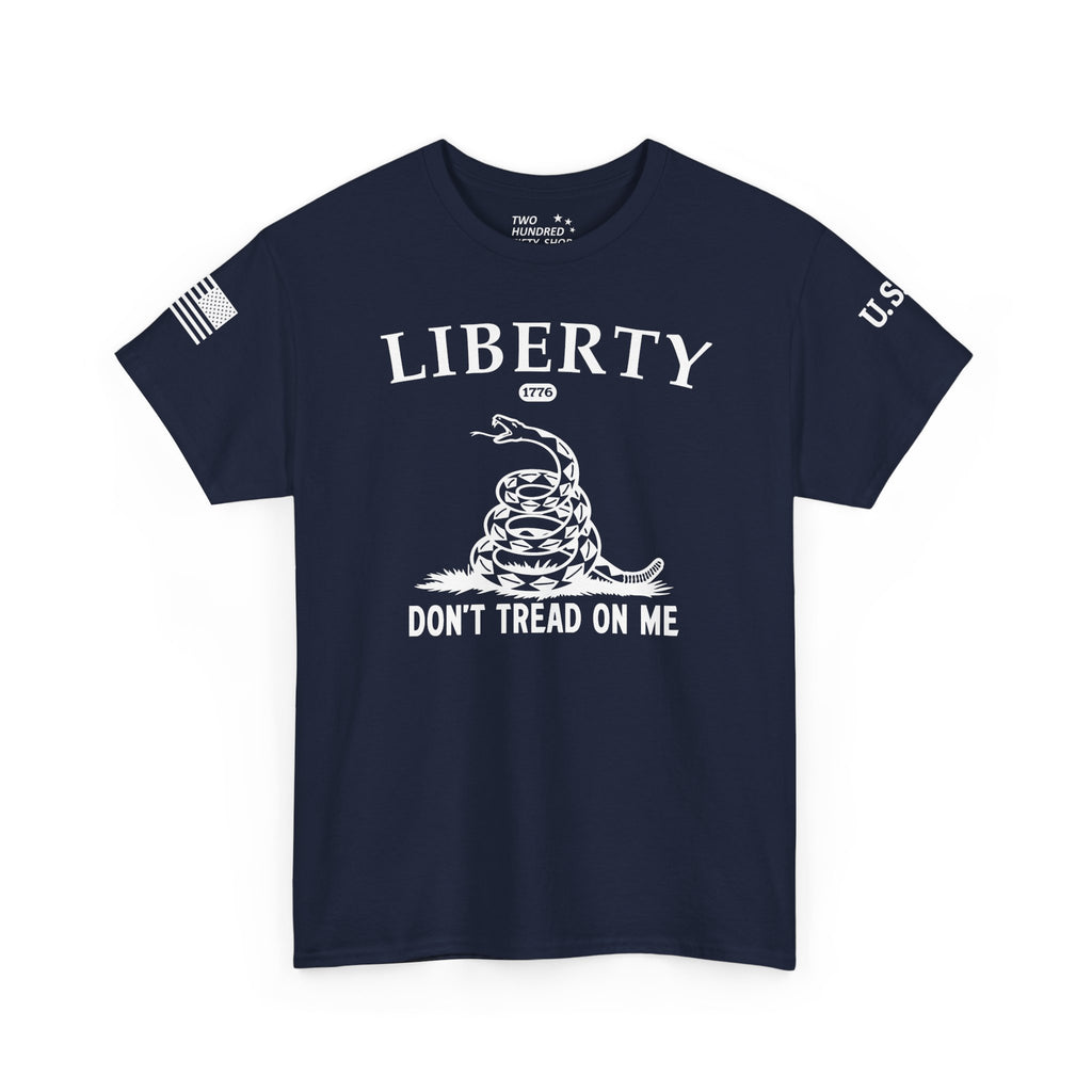 Liberty "Don't Tread on Me" Heavy Tee — Patriotic USA Anniversary T-Shirt