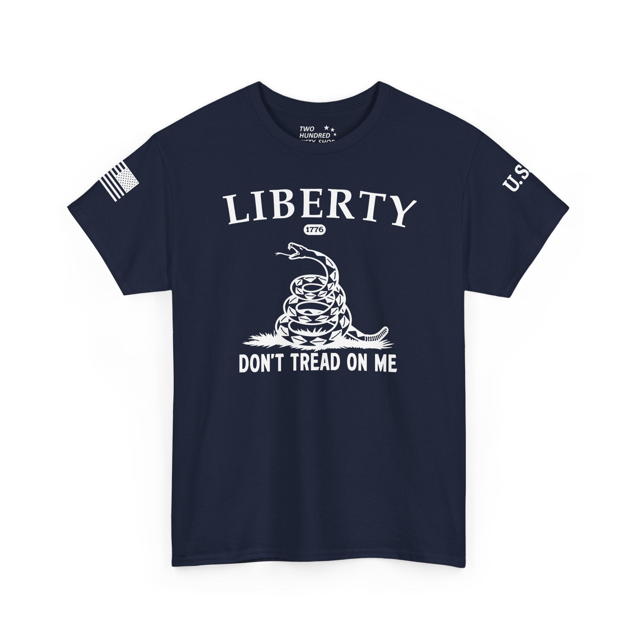 Liberty "Don't Tread on Me" Heavy Tee — Patriotic USA Anniversary T-Shirt