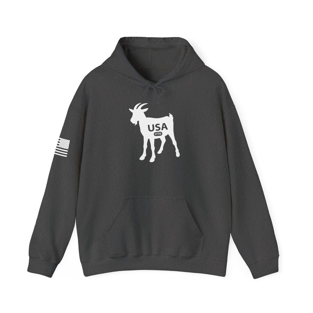 USA GOAT 1776 Hoodie – "USA Greatest of All Time" Patriotic Sweatshirt
