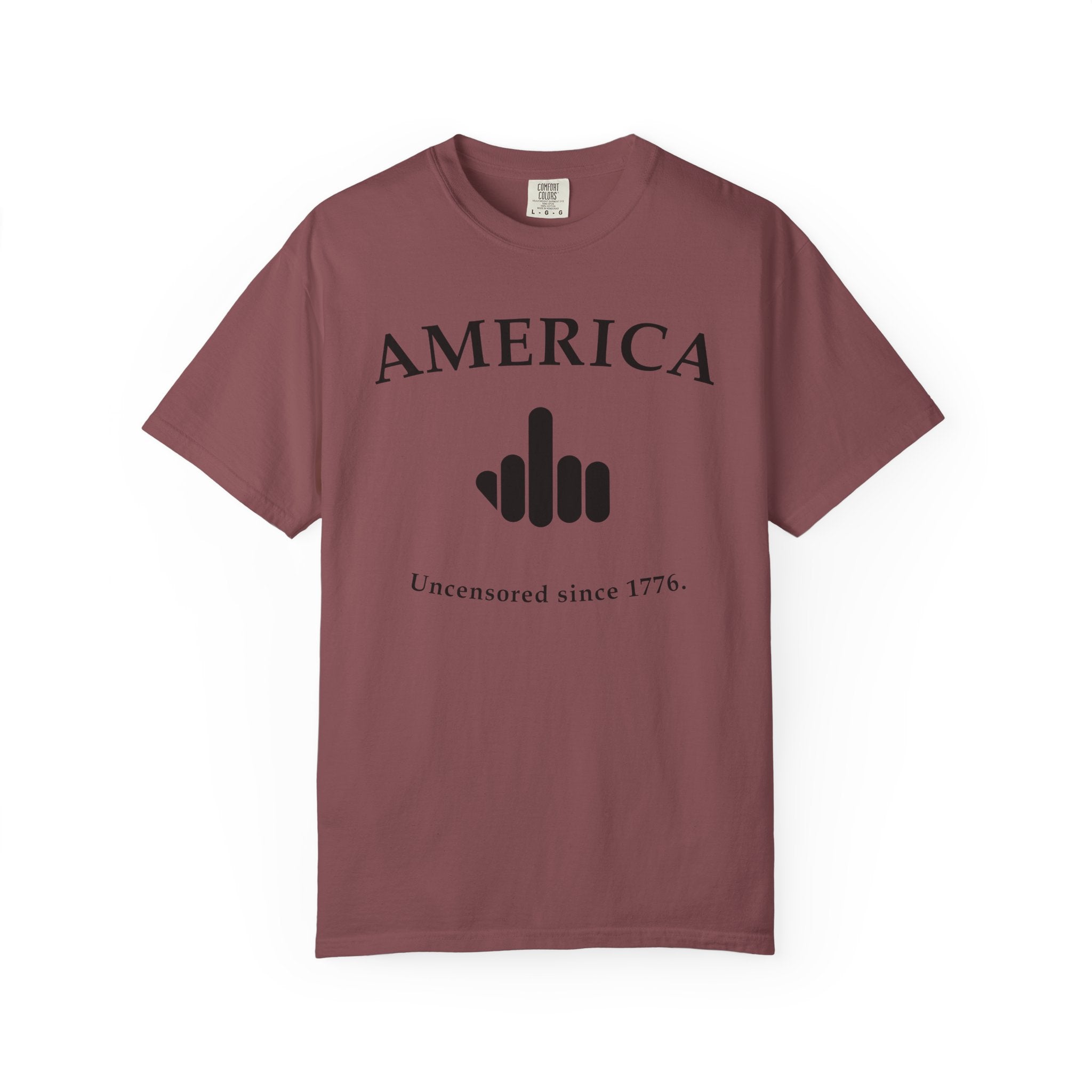 America 1776 Middle Finger Unisex T-shirt