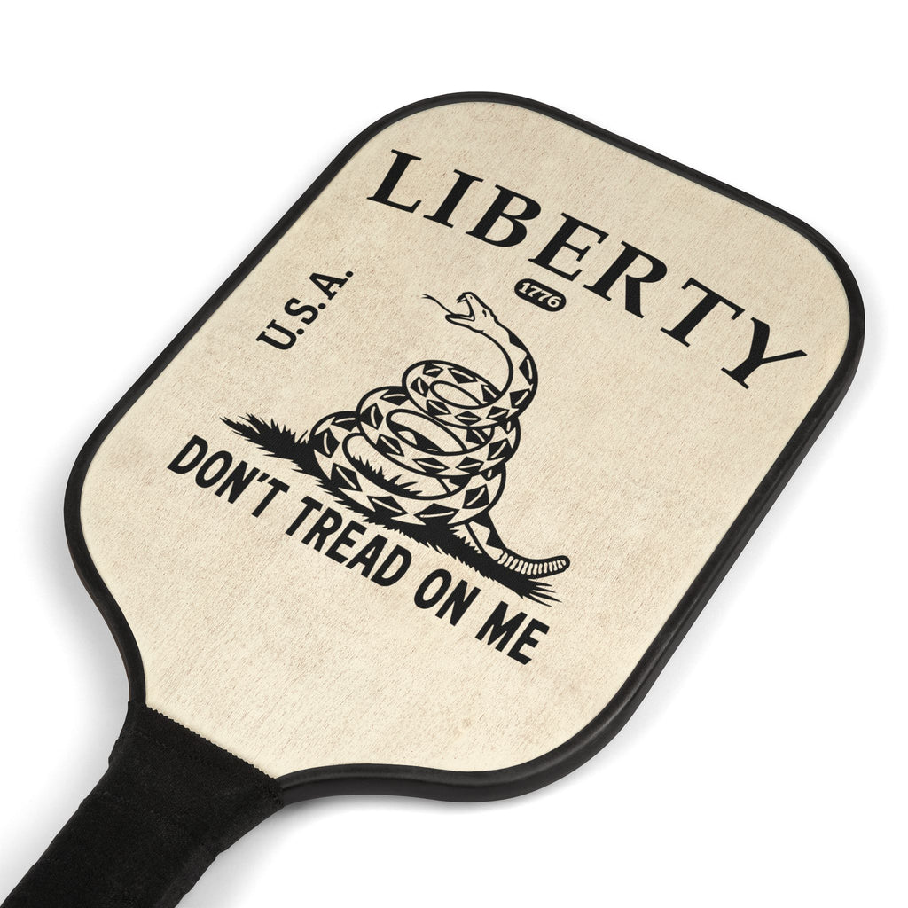 Pickleball Paddle Set – 'Liberty Don't Tread On Me' Gadsden Design (2-Pack with Balls)