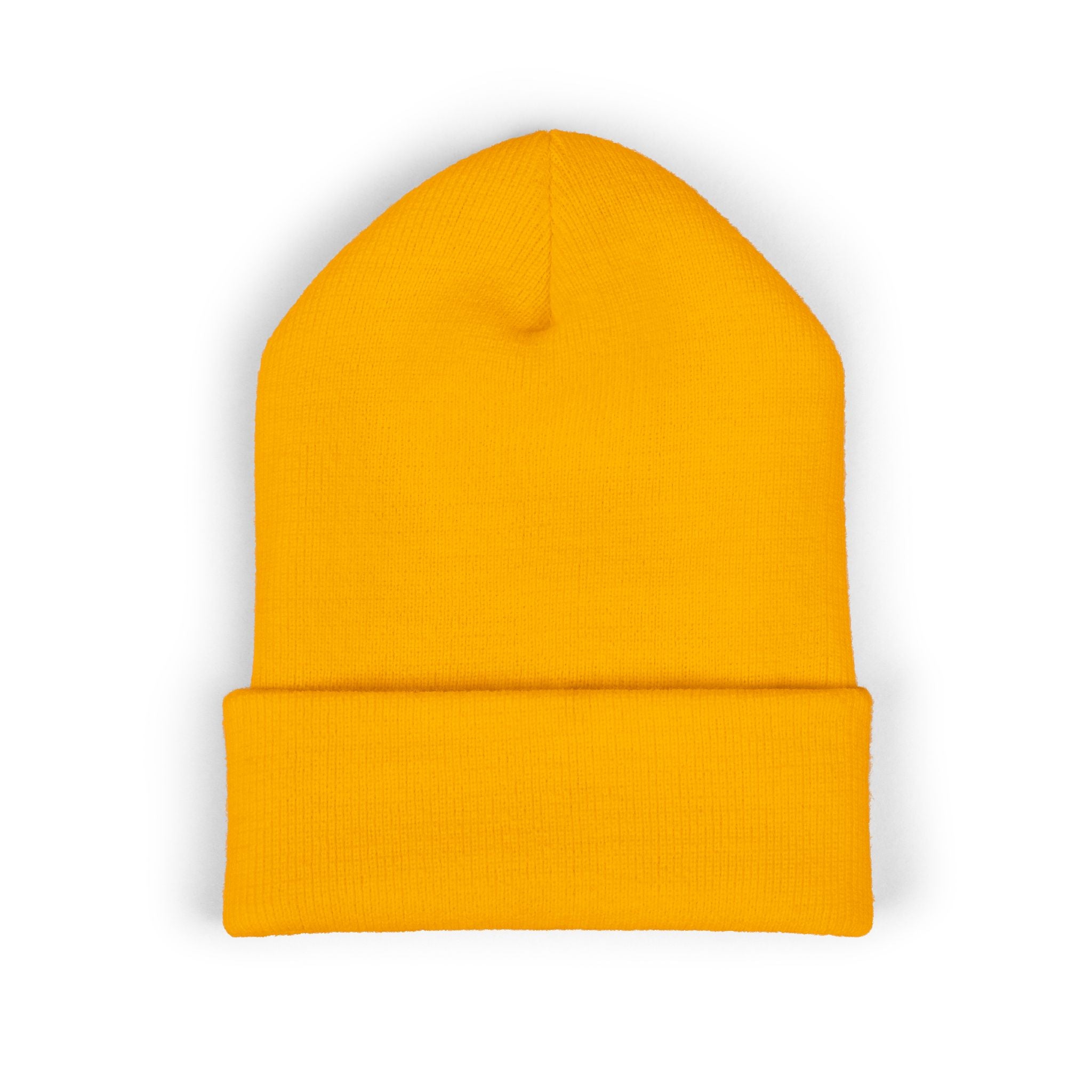 USA Embroidered Light Color Beanie - Classic Cuffed Knit Winter Hat