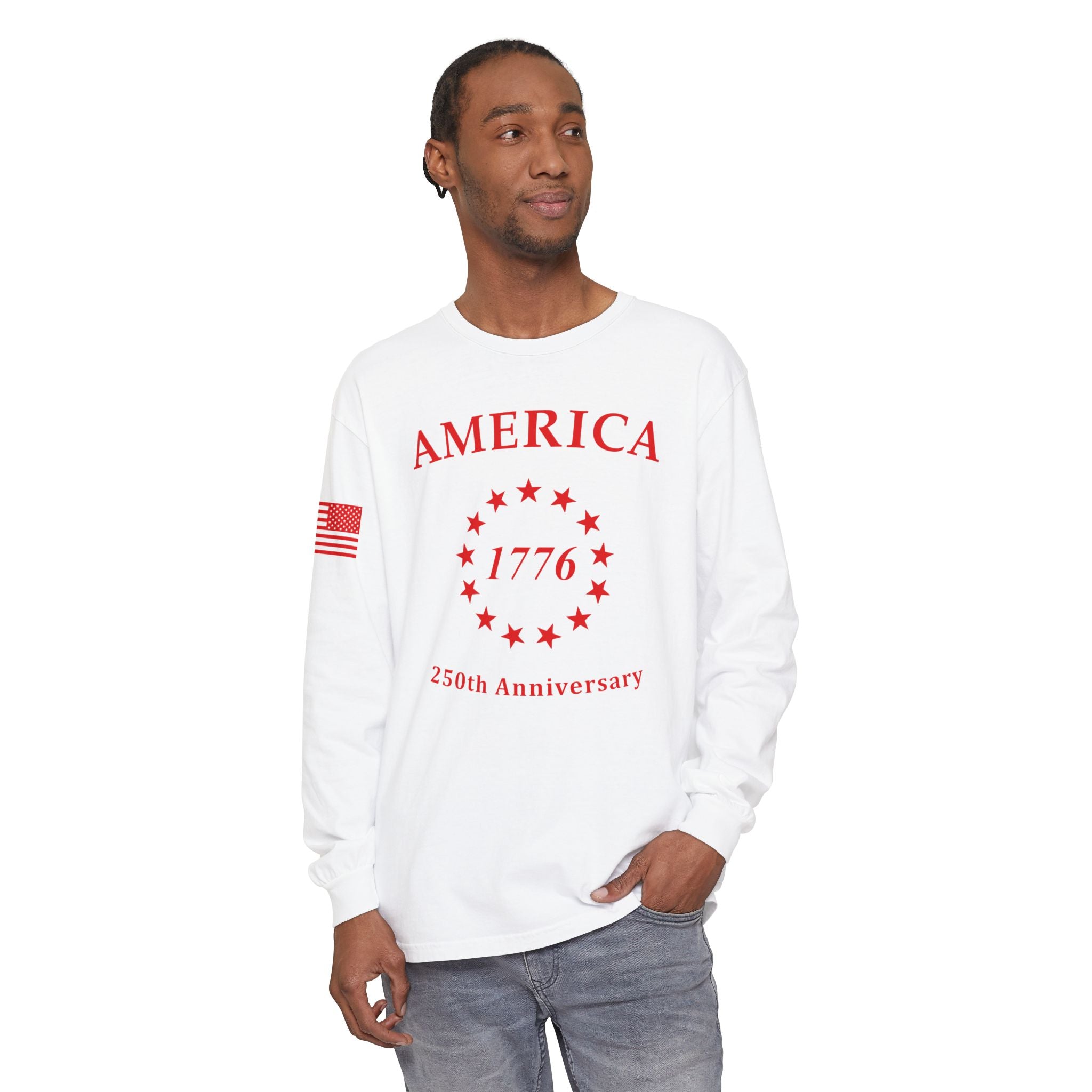 America 13 Colonies 1776 250th Anniversary Unisex Long Sleeve T-Shirt