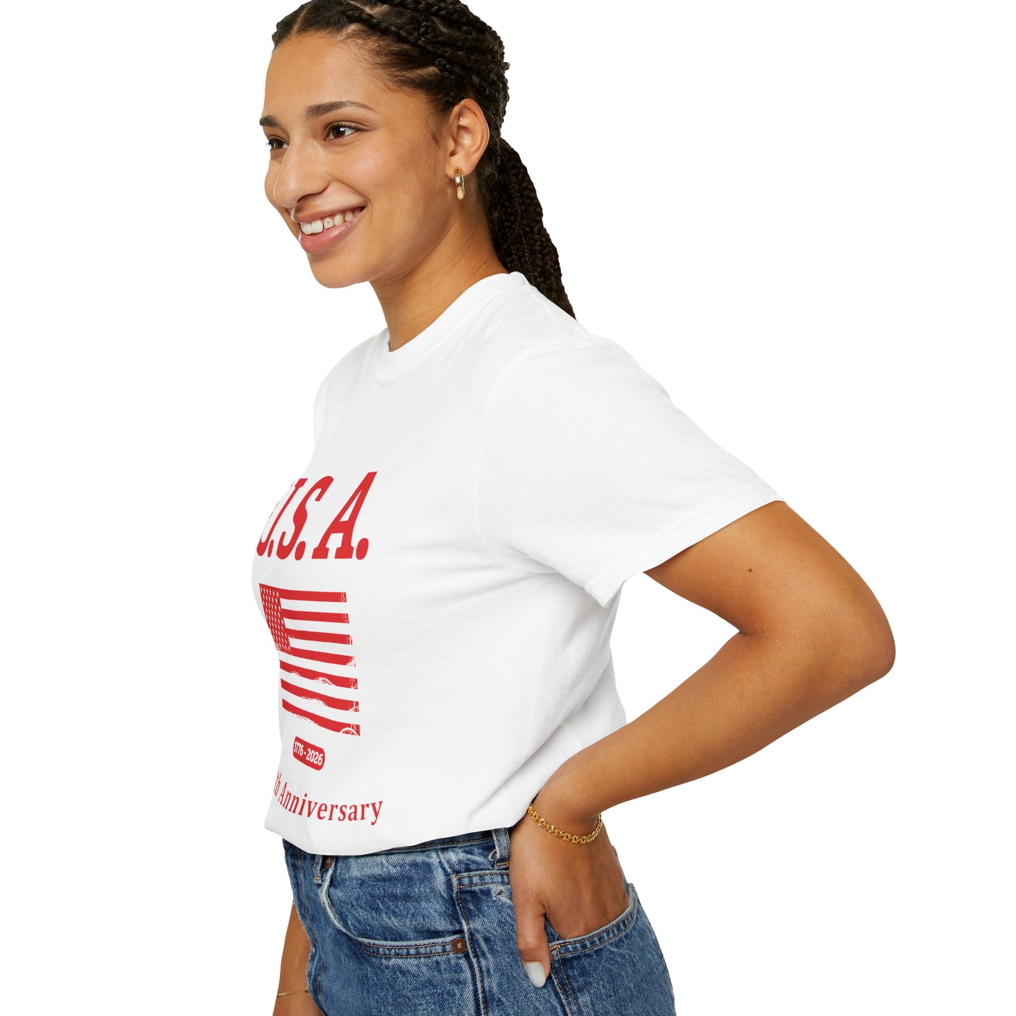 USA 1776 Distressed Flag Unisex T-shirt