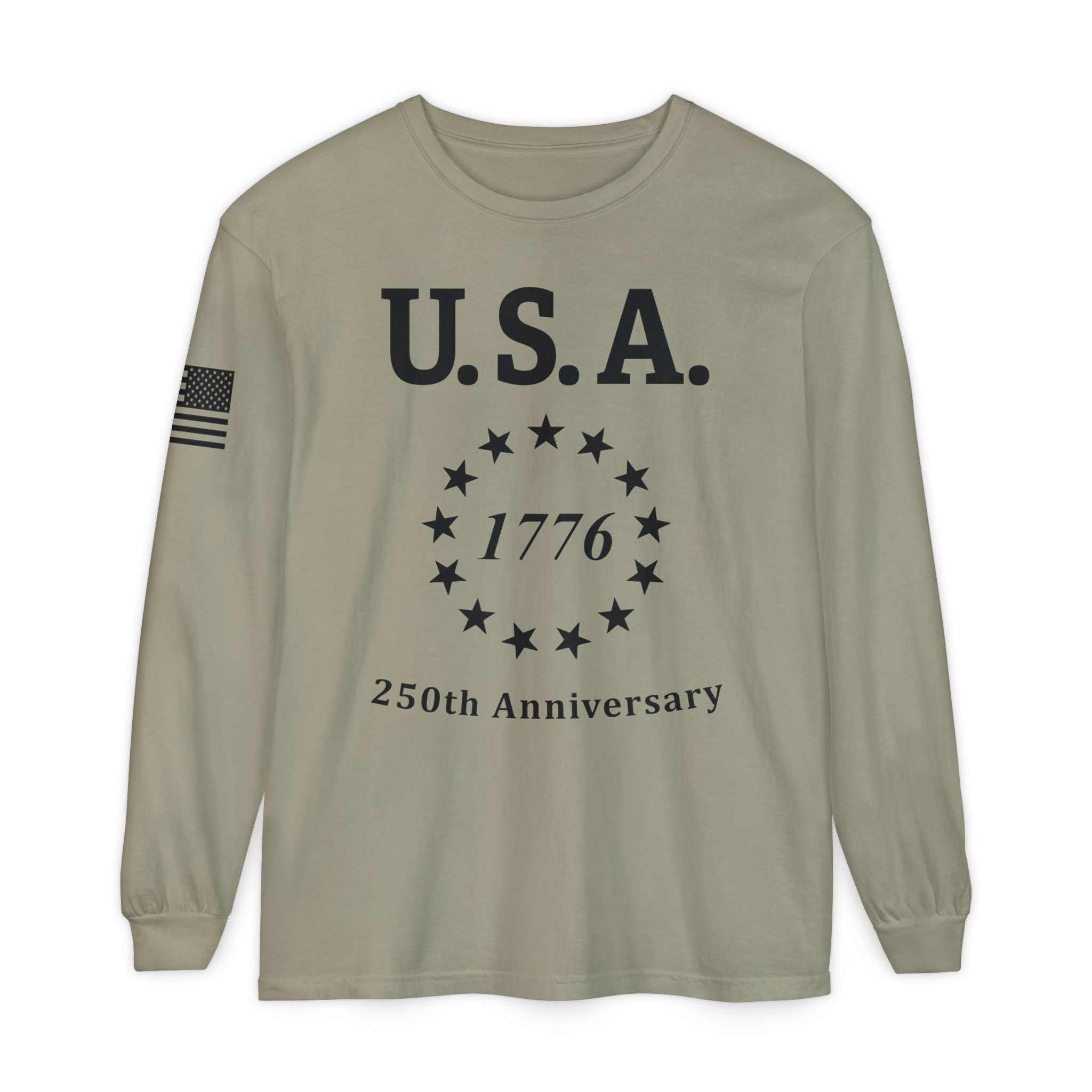 USA 13 Colonies 1776 250th Anniversary Unisex Long Sleeve Tee