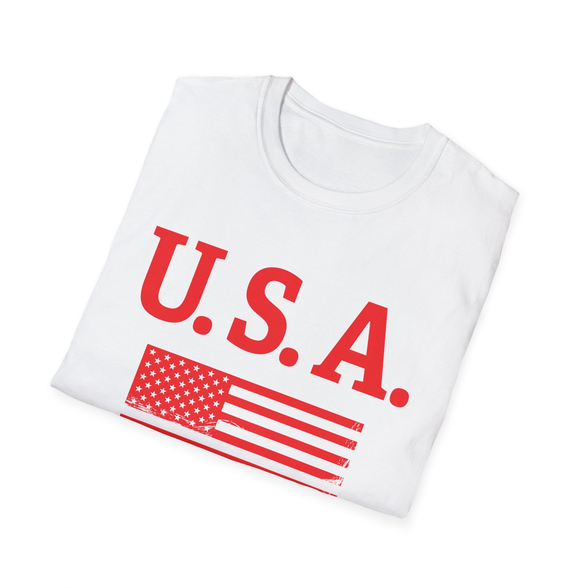 USA 250th Anniversary Soft Style T-Shirt — Patriotic American Flag Tee