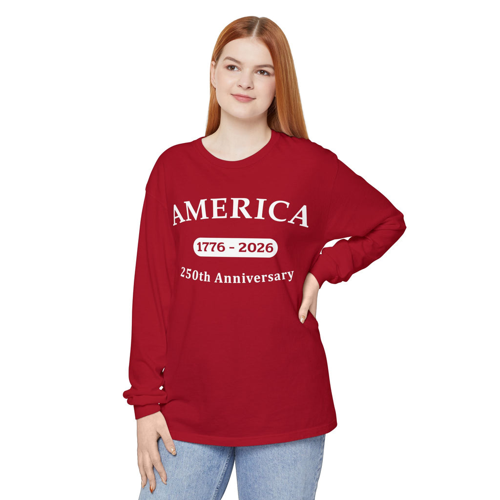 America 1776-2026 250th Anniversary Long Sleeve T-Shirt