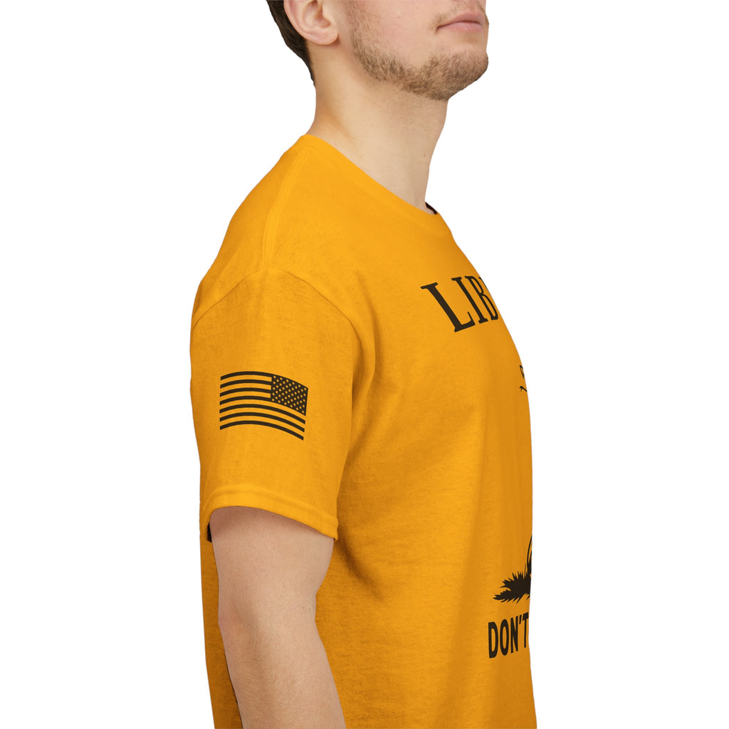 Liberty "Don't Tread on Me" Heavy Tee — Patriotic USA Anniversary T-Shirt