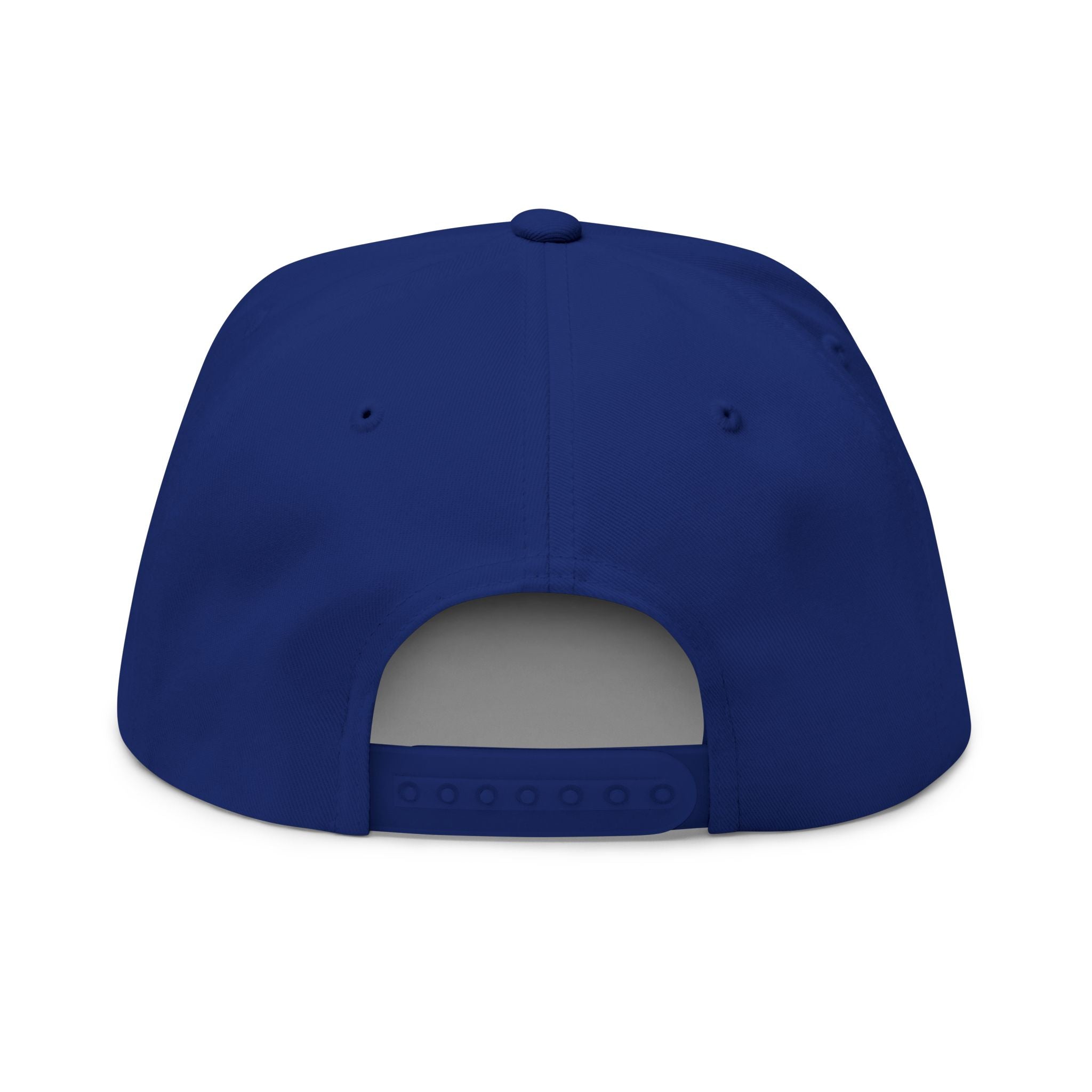 USA Embroidered Dark Color Flat Bill Cap — Patriotic Snapback Hat for 4th of July & Everyday Wear
