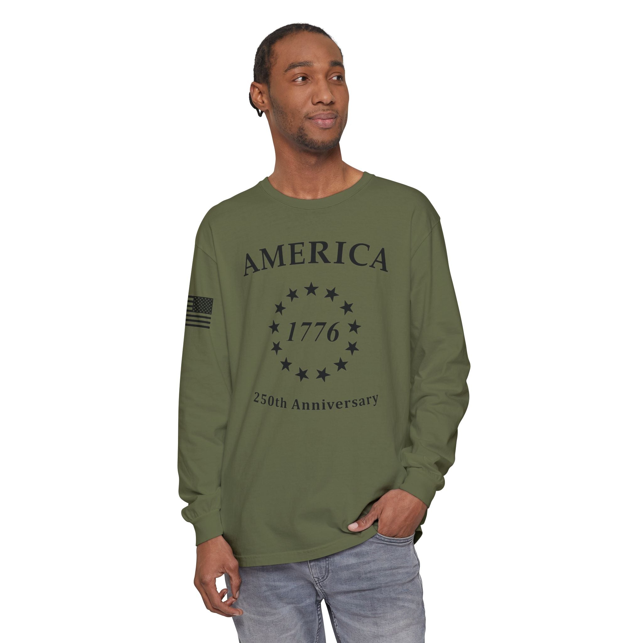 America 13 Colonies 1776 250th Anniversary Unisex Long Sleeve T-Shirt