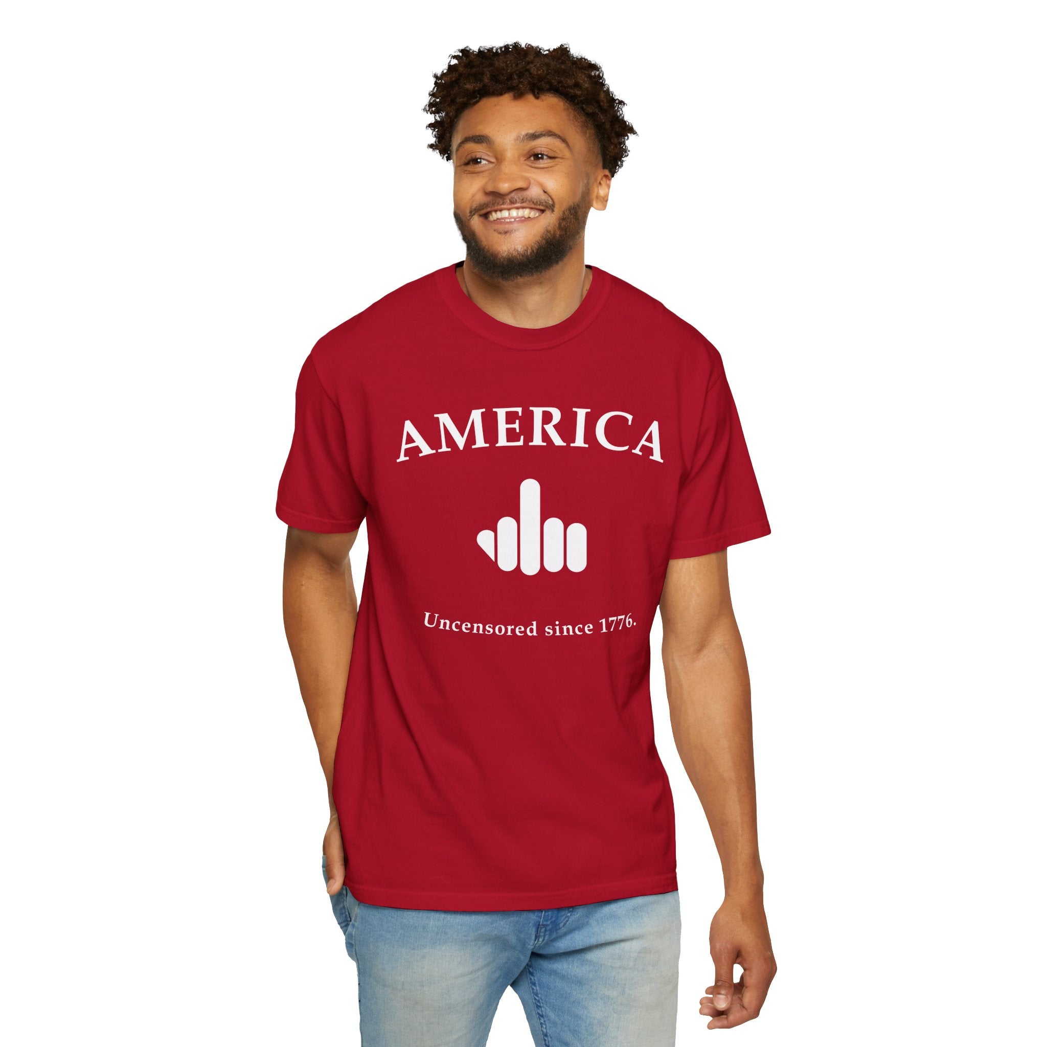 America 1776 Middle Finger Unisex T-shirt