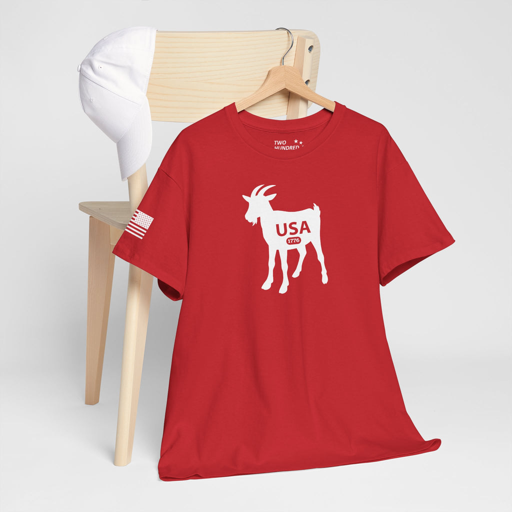 USA Goat T-Shirt — Patriotic Goat Graphic Tee