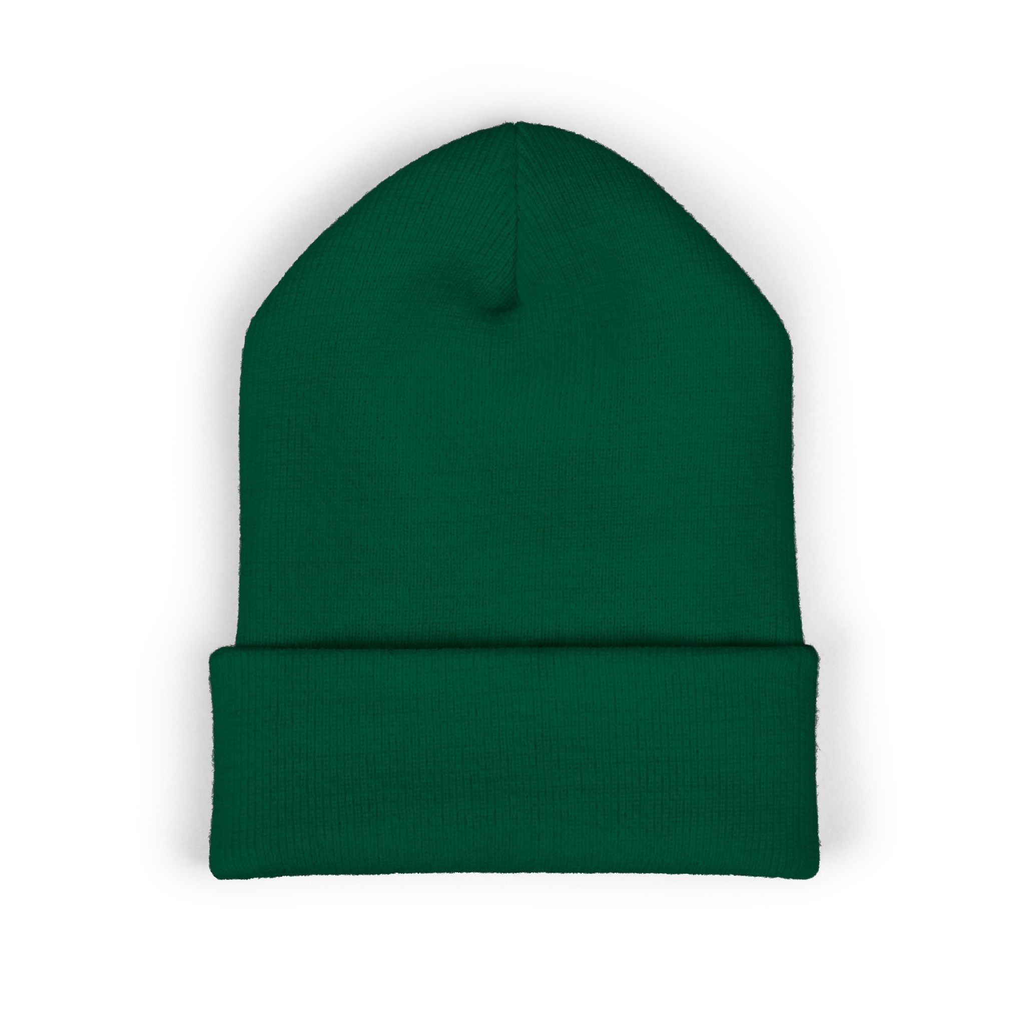 USA Embroidered Dark Color Cuffed Beanie — Patriotic Knit Hat