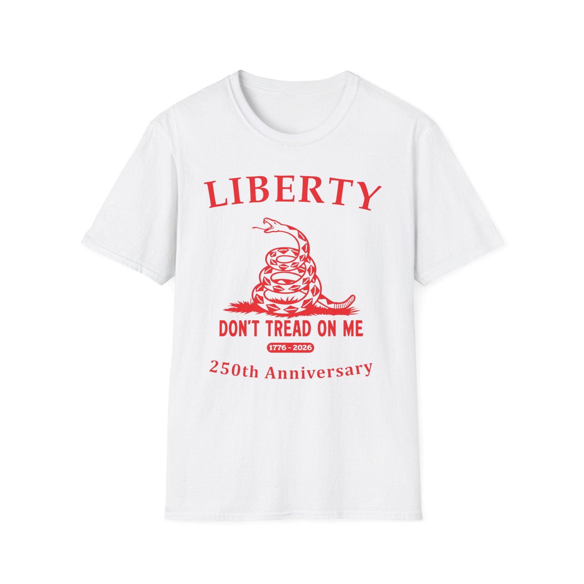 Liberty "Don't Tread On Me" Soft T‑Shirt — 250th Anniversary Patriotic Tee