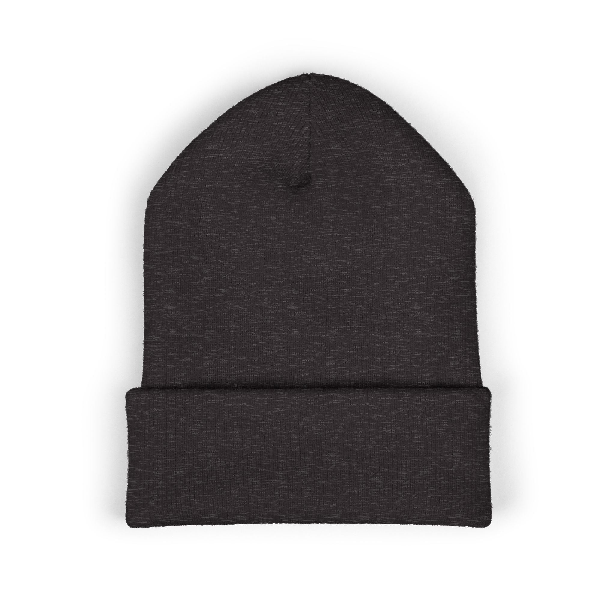 USA Embroidered Dark Color Cuffed Beanie — Patriotic Knit Hat