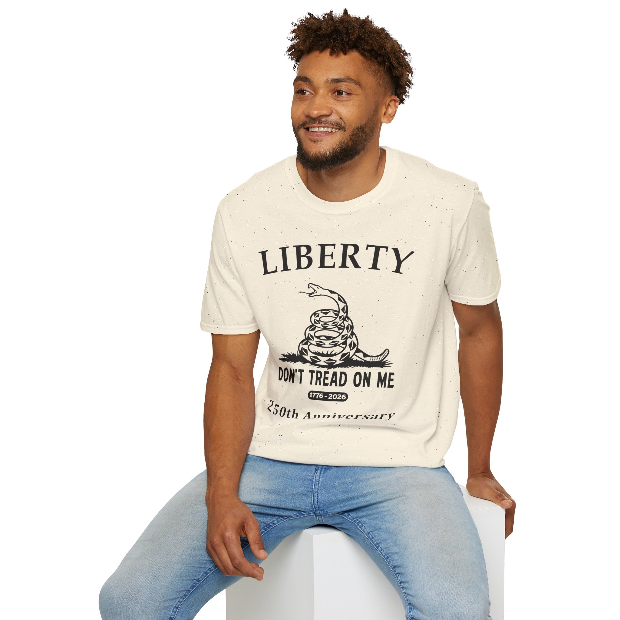 Liberty "Don't Tread On Me" Soft T‑Shirt — 250th Anniversary Patriotic Tee