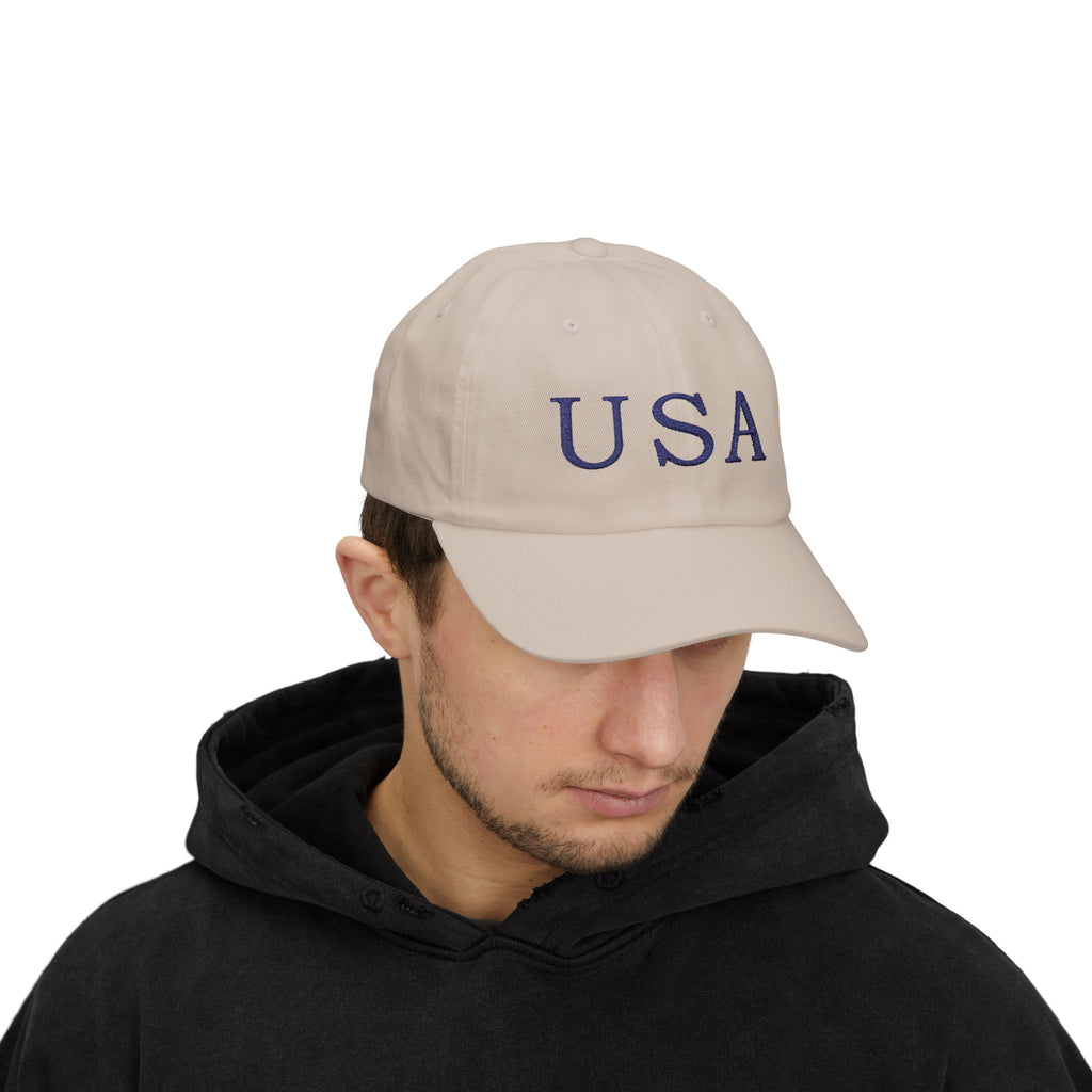 USA Embroidered Dad Cap